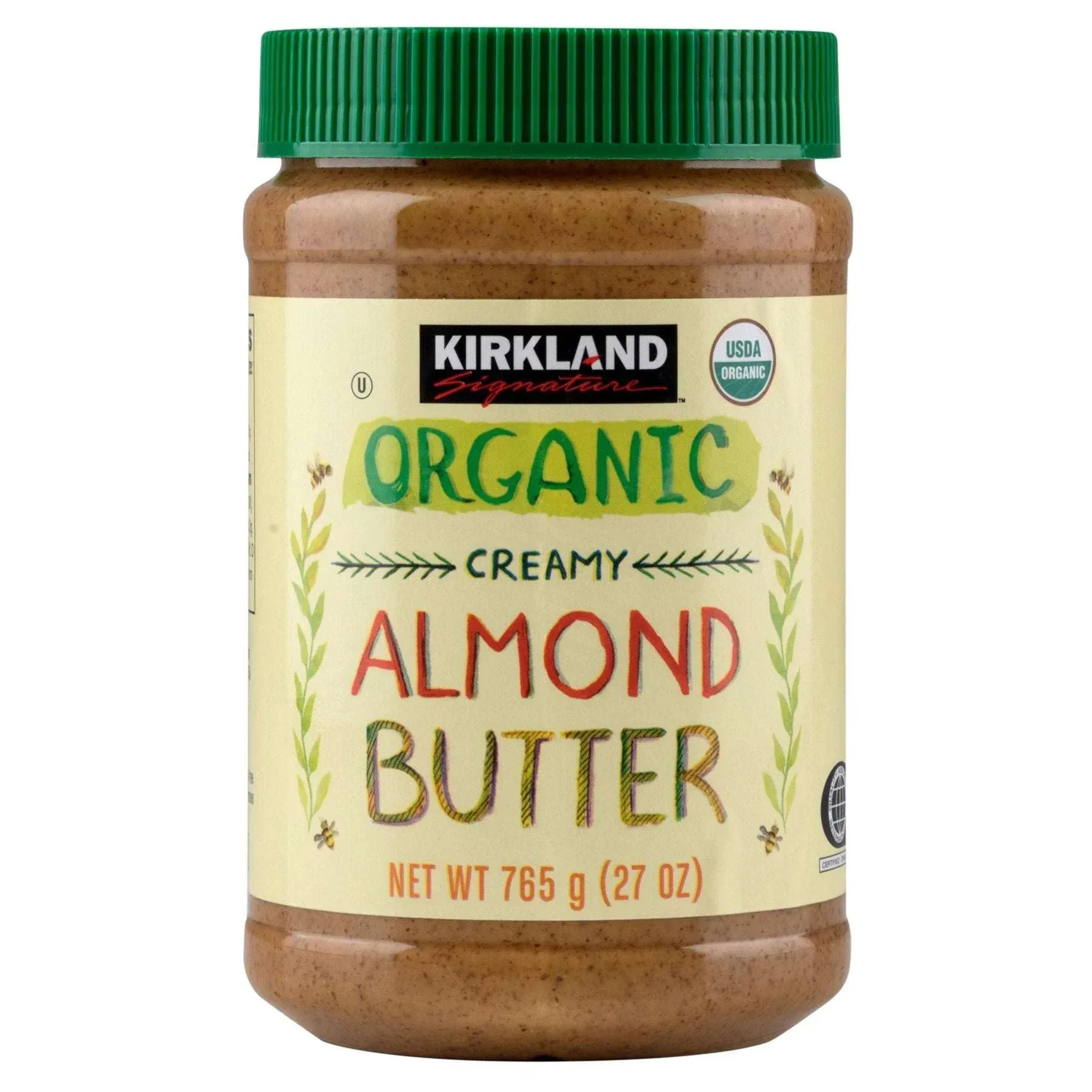 Kirkland Signature Organic Almond Butter, Creamy, 27 oz - Image 2