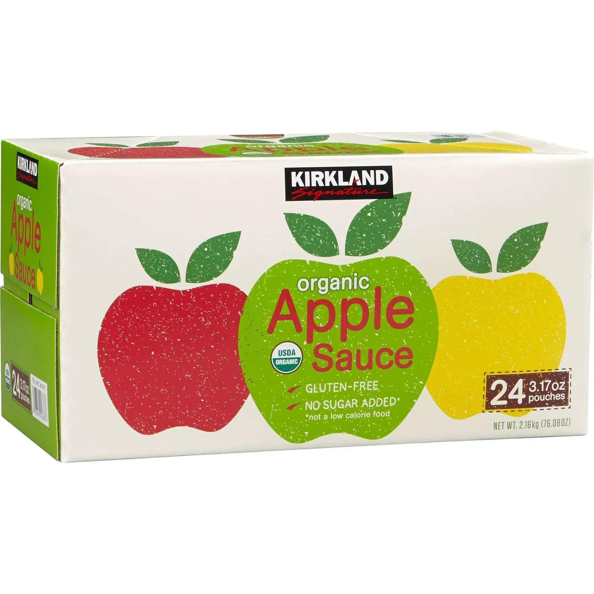 Kirkland Signature, Organic Applesauce, 3.17 oz, 24-Count - Image 4