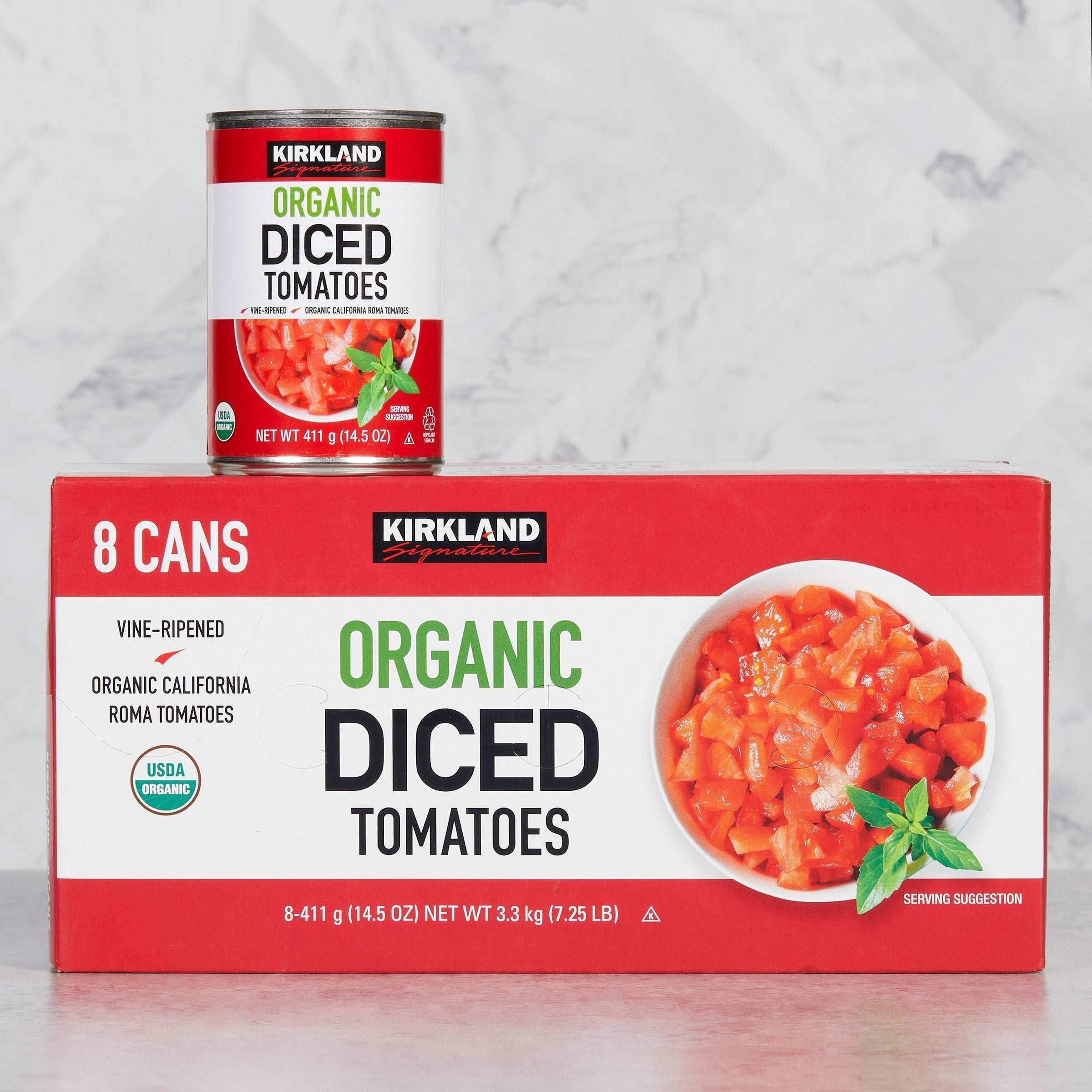 Kirkland Signature, Organic Diced Tomatoes, 14.5 oz, 8-Count - Image 2