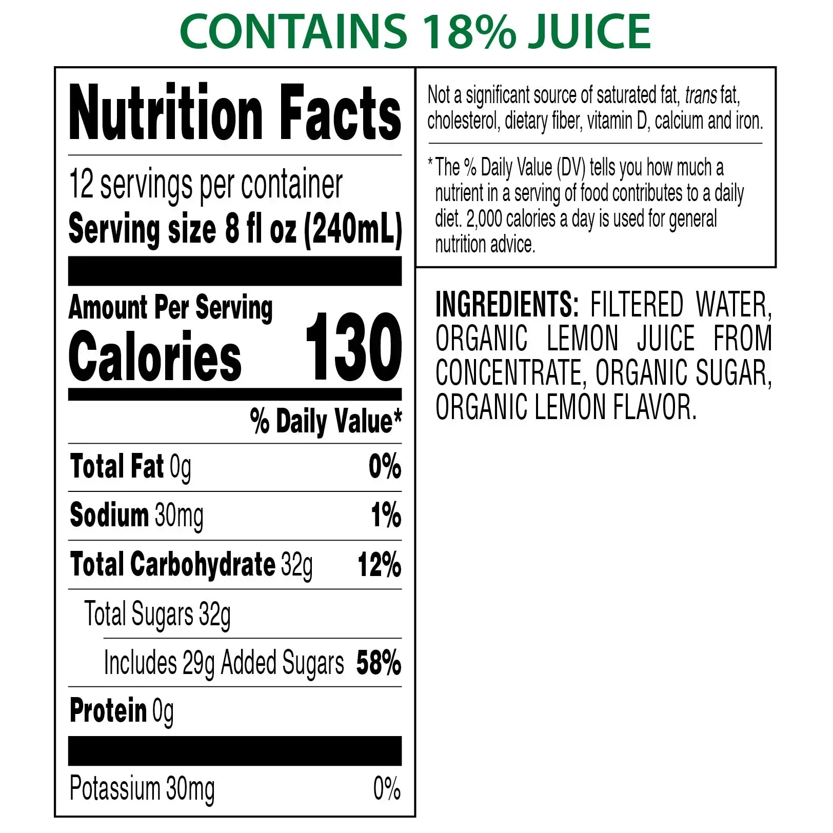 Kirkland Signature, Organic Lemonade, 96 fl oz, 2-Count - Image 6