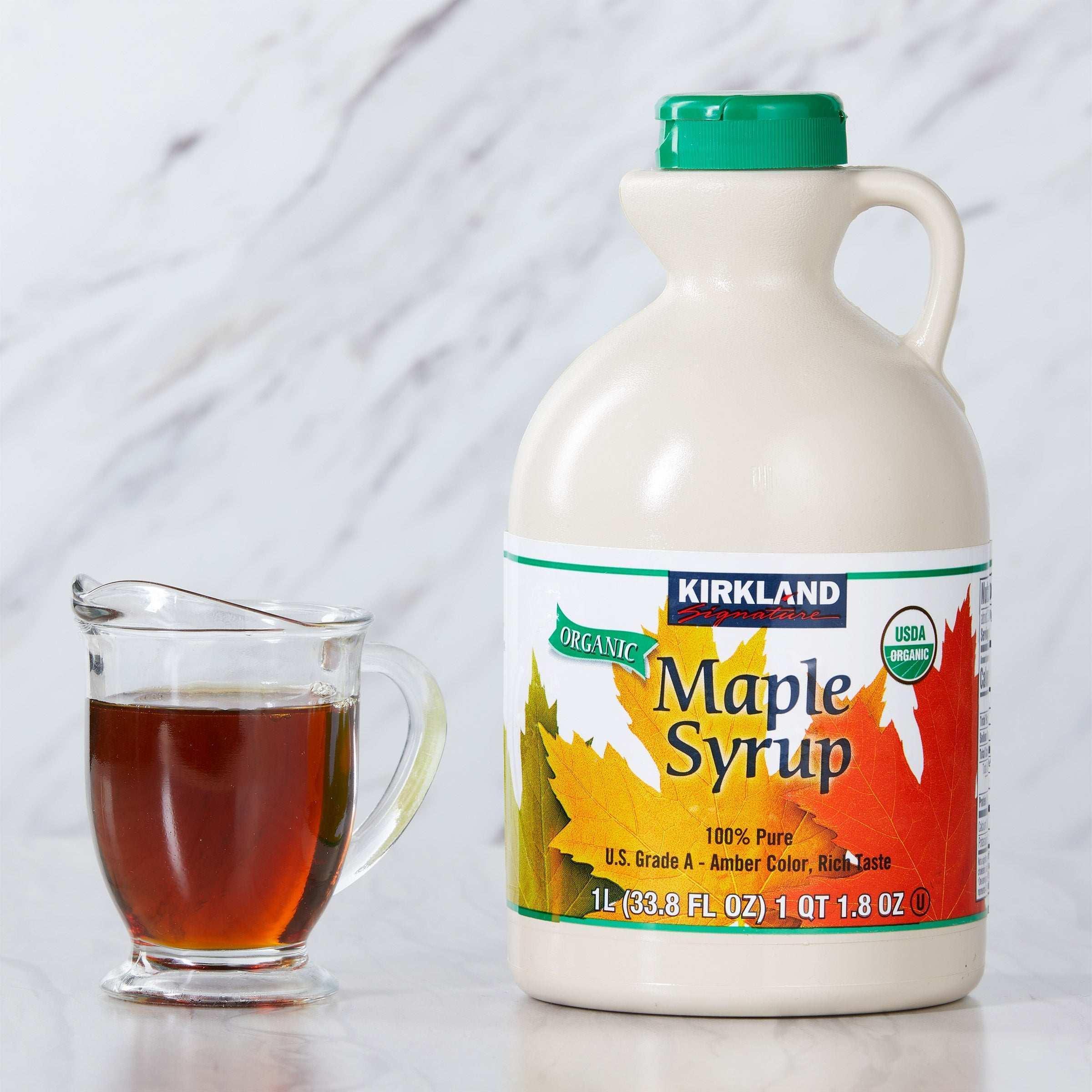 Kirkland Signature Organic Pure Maple Syrup, 33.8 oz - Image 3