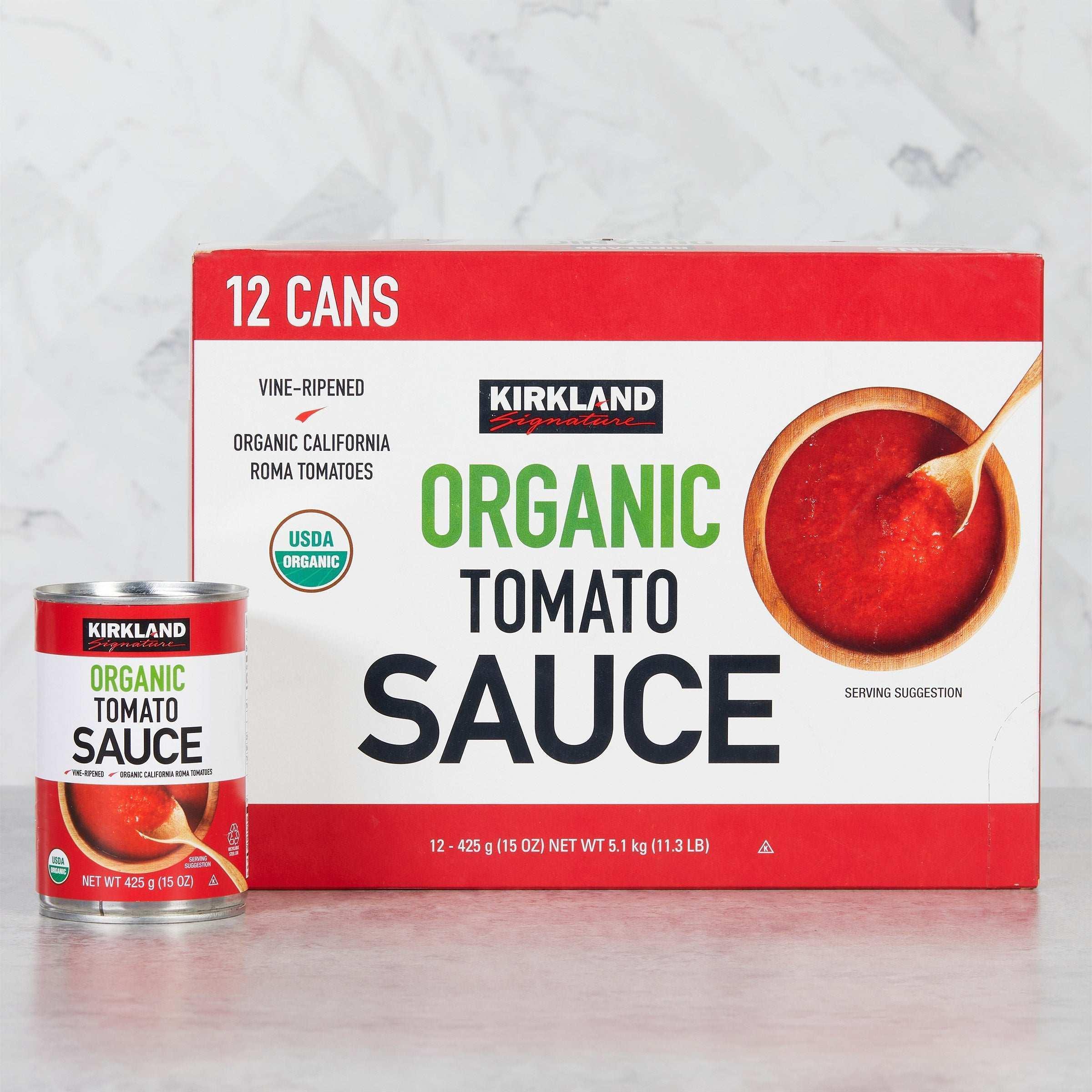 Kirkland Signature, Organic Tomato Sauce, 15 oz, 12-Count - Image 4