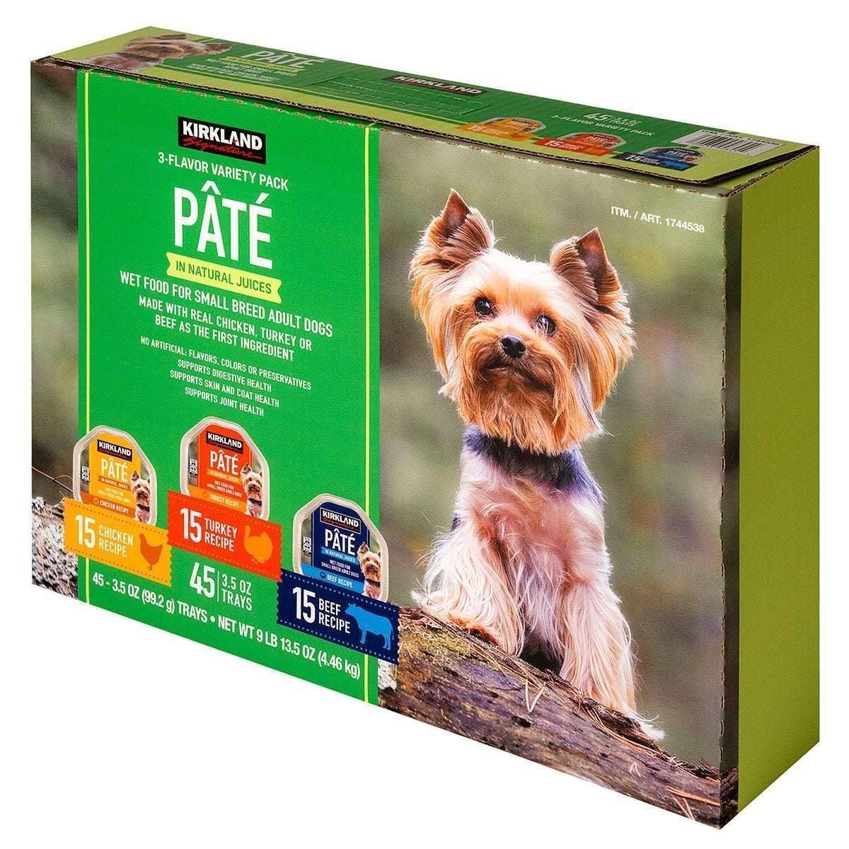 Kirkland Signature Pate Wet Dog Food Variety Pack, 3.5 oz, 45-count - Image 3