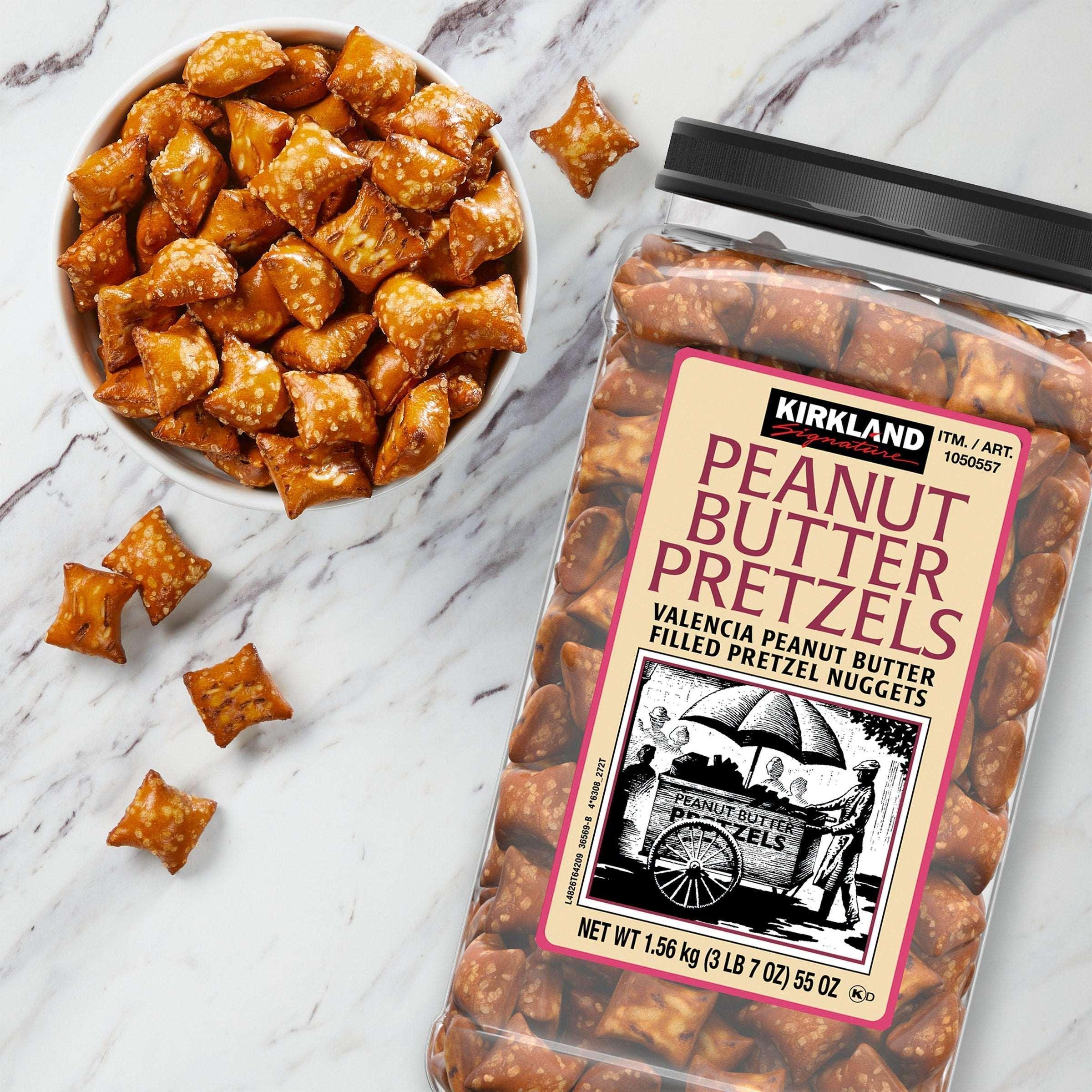 Kirkland Signature Peanut Butter Filled Pretzel Nuggets, 55 oz - Image 3
