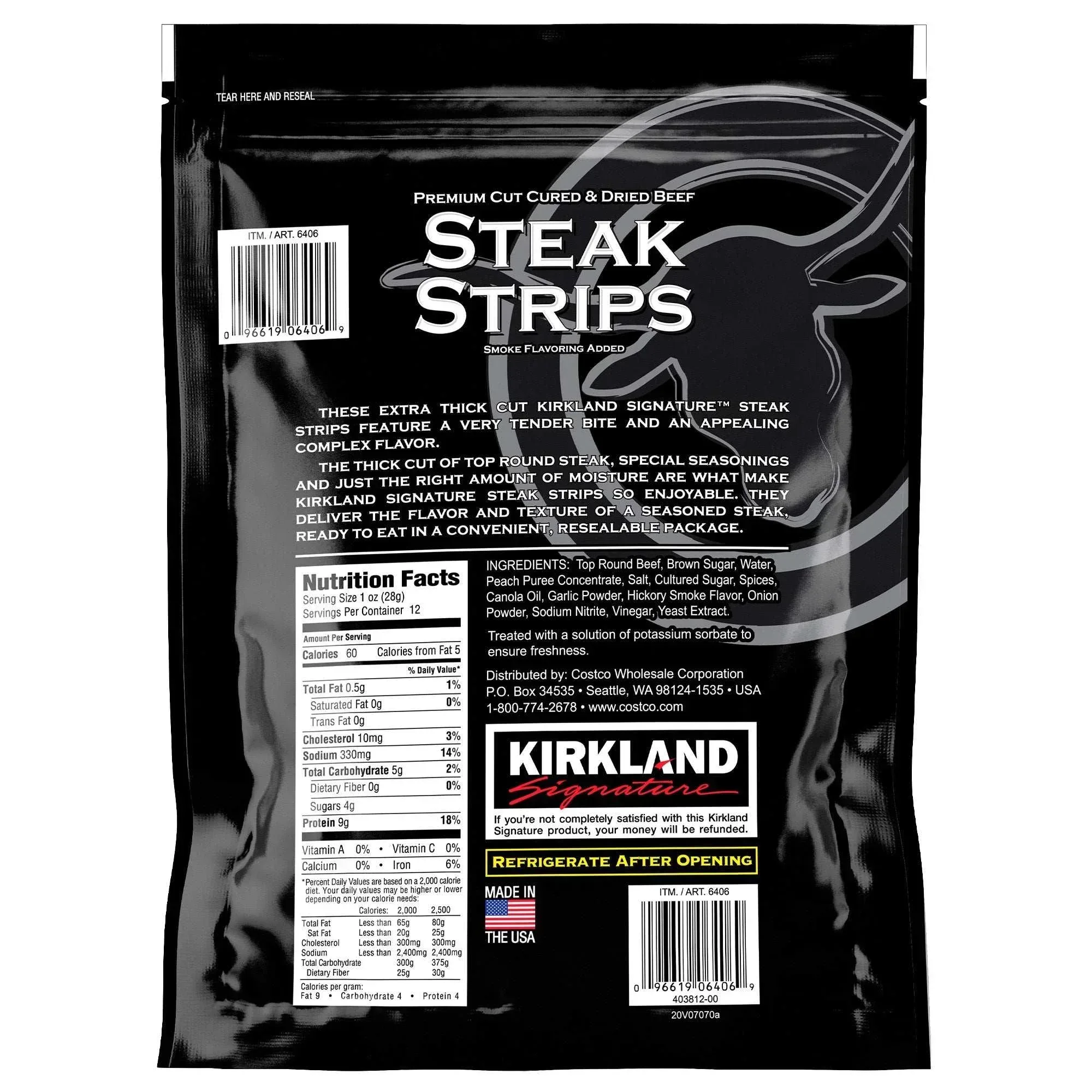 Kirkland Signature Premium Extra Thick Steak Strips, 12 oz - Image 6