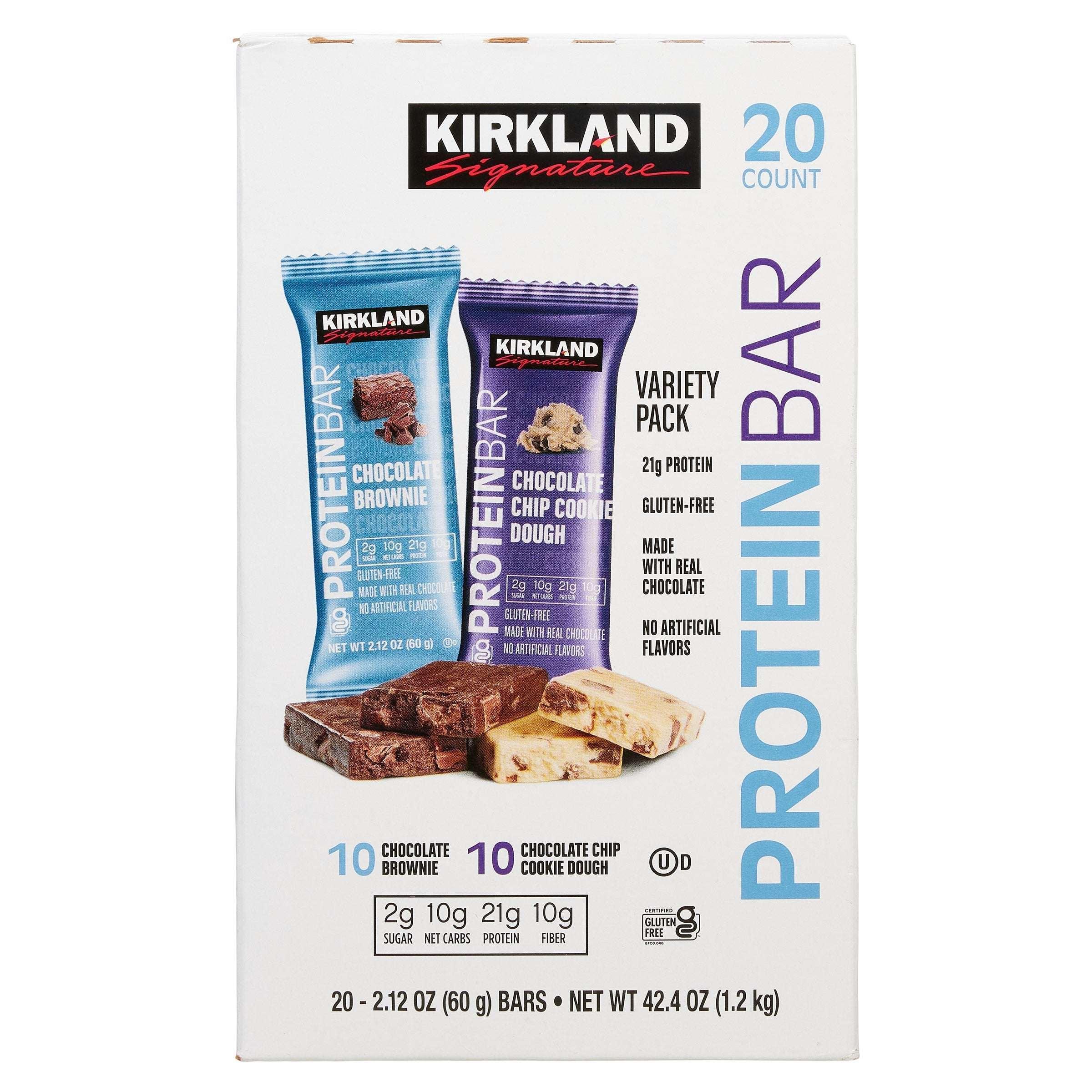 Kirkland Signature Protein Bar, Variety Pack, 2.12 oz, 20-count - Image 10