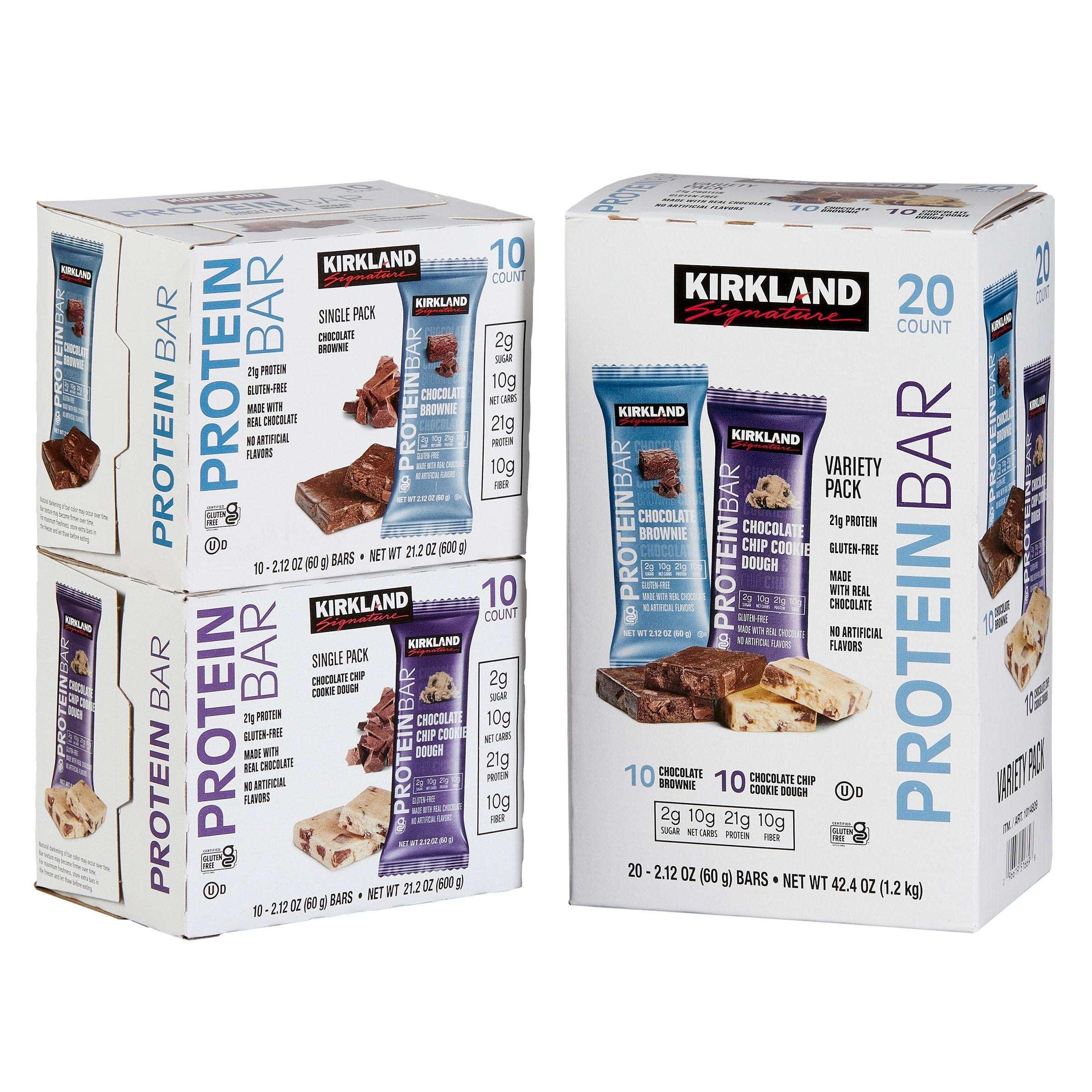 Kirkland Signature Protein Bar, Variety Pack, 2.12 oz, 20-count - Image 7
