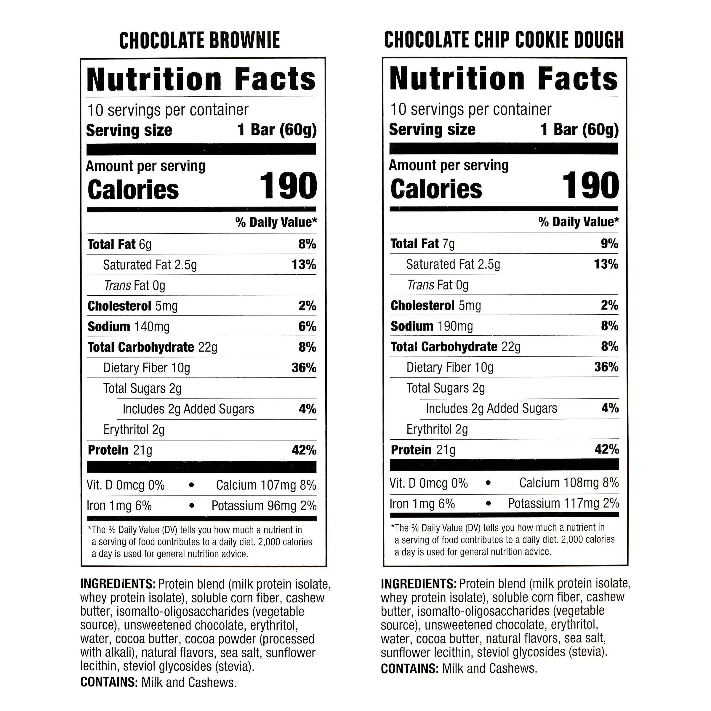 Kirkland Signature Protein Bar, Variety Pack, 2.12 oz, 20-count - Image 8