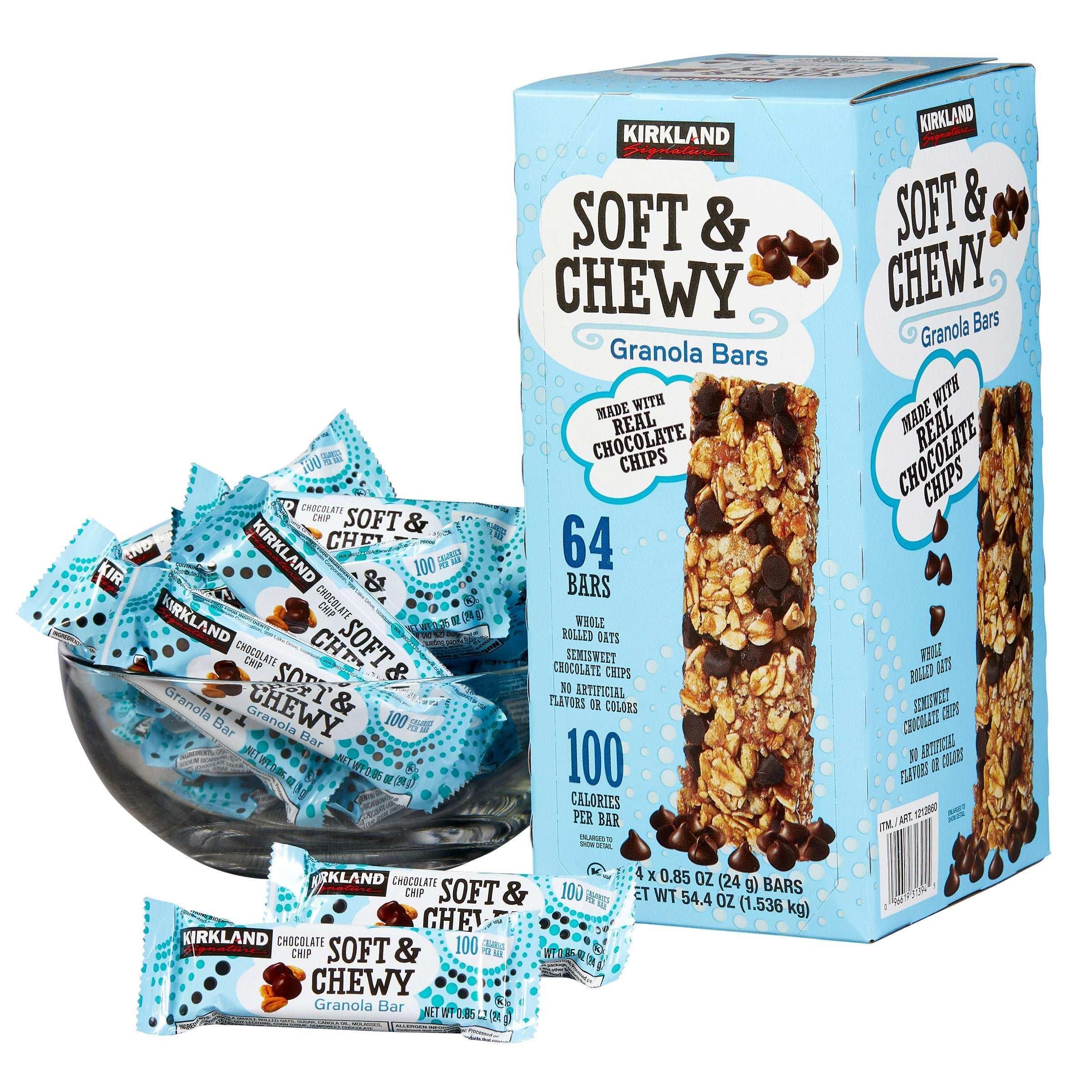 Kirkland Signature Soft & Chewy Granola Bars, 0.85 oz, 64-count - Image 4