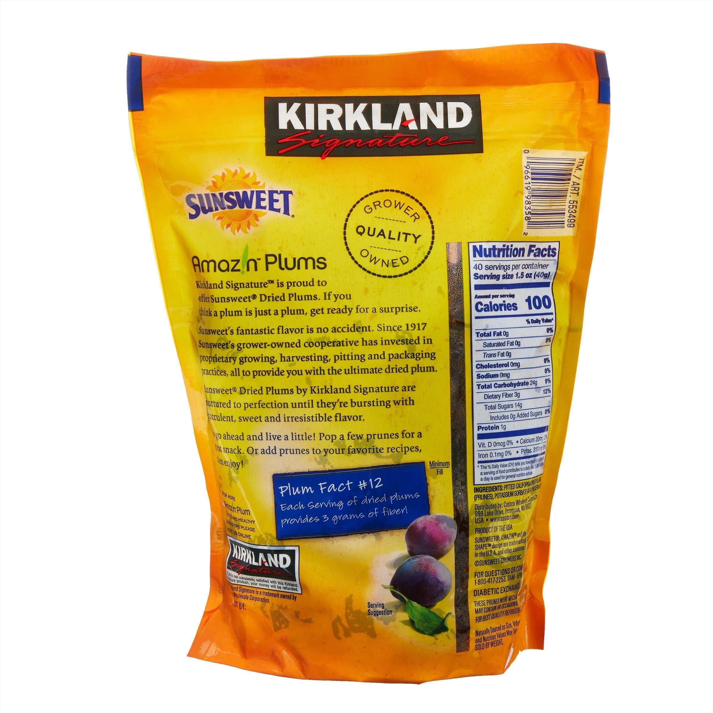 Kirkland Signature, Sunsweet Whole Dried Plums, 3.5 lbs - Image 5