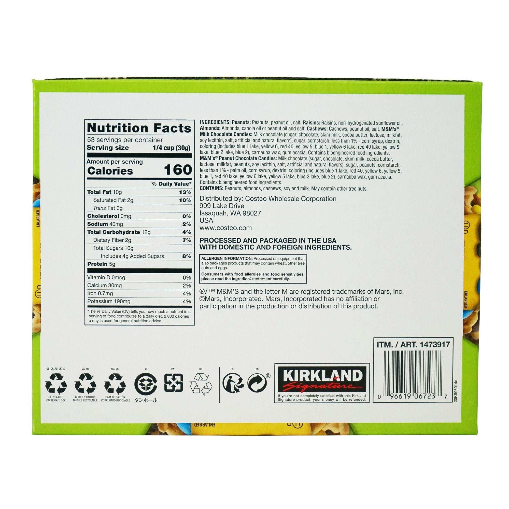 Kirkland Signature Trail Mix Snack Packs, 2 oz, 28-count - Image 3
