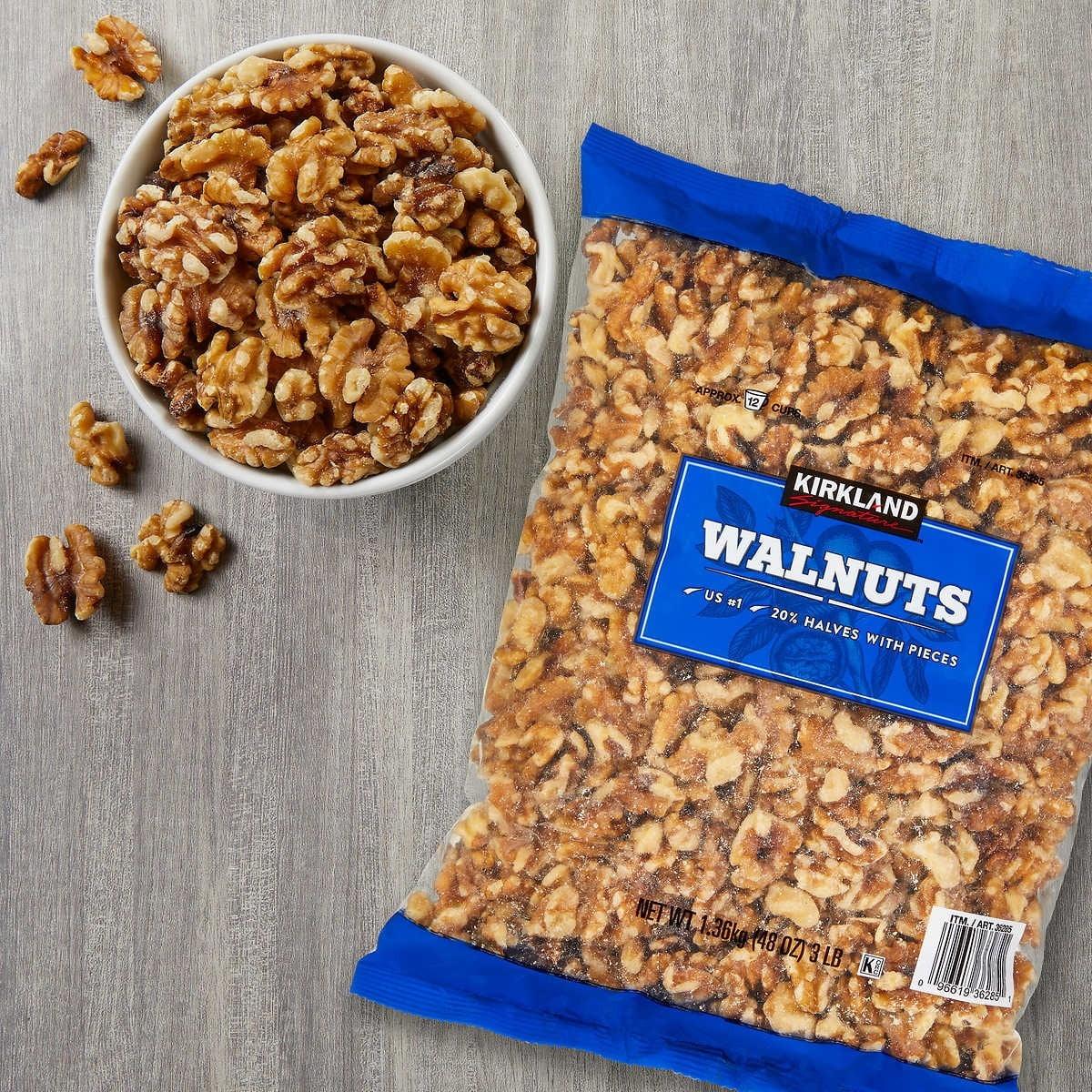 Kirkland Signature Walnut Halves 3 Pounds - Image 2