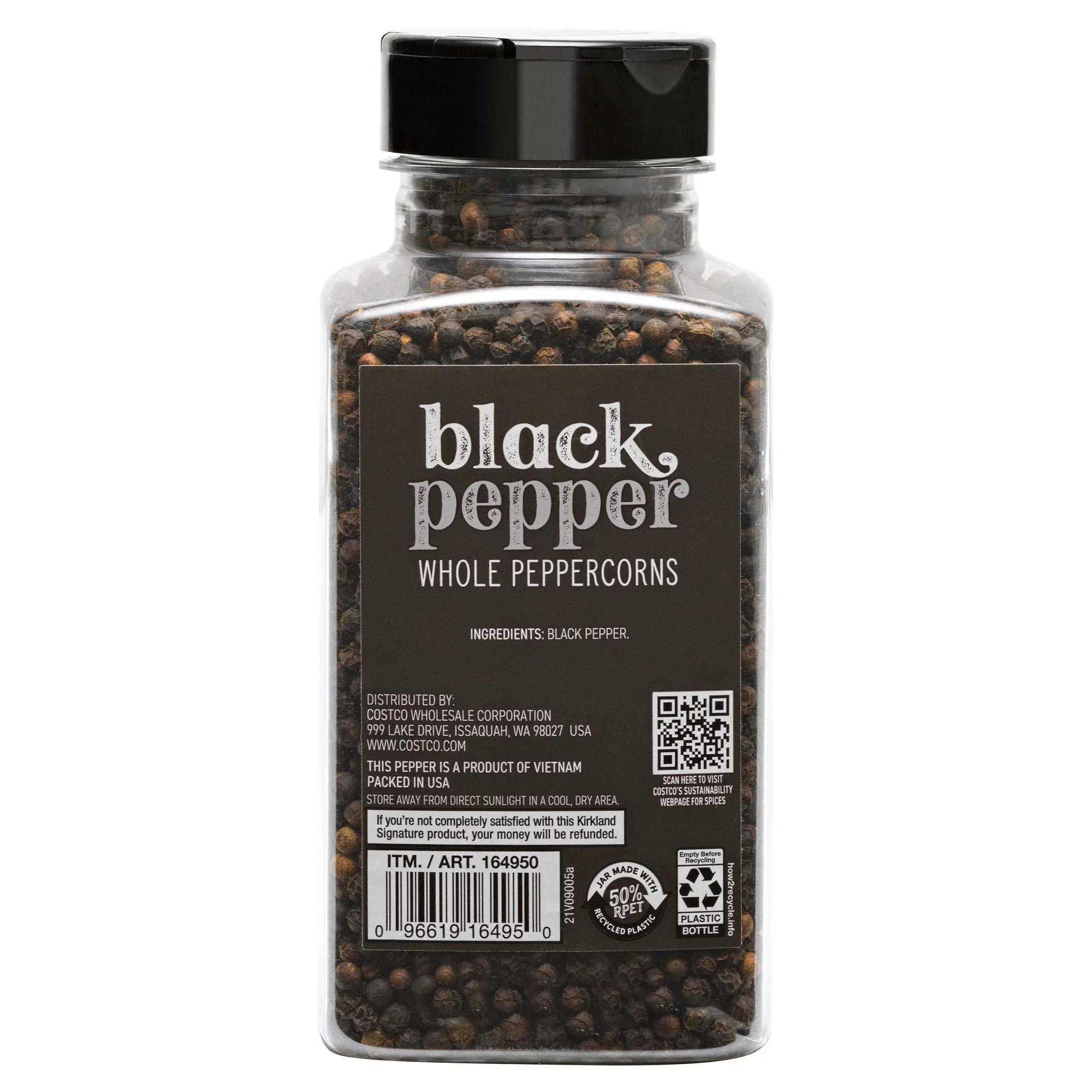 Kirkland Signature, Whole Black Peppercorn, 14.1 oz - Image 2