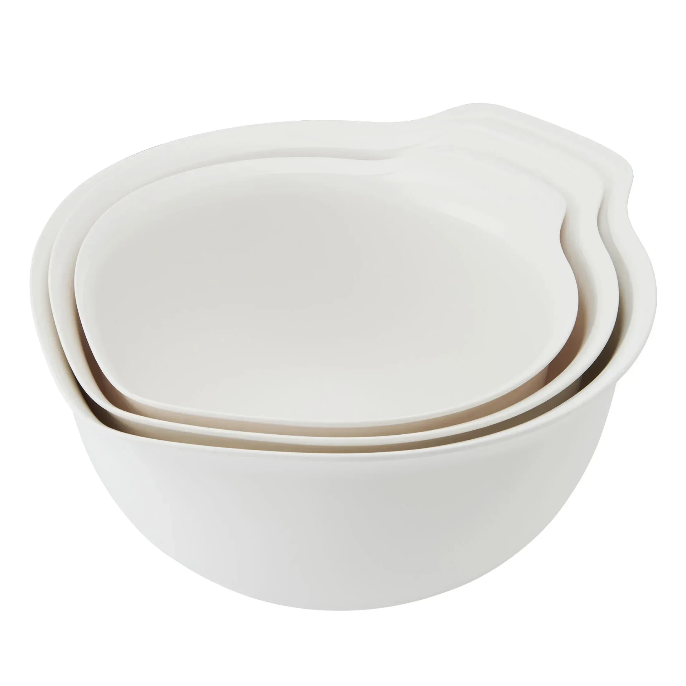 KitchenAid 3-Piece Nesting Plastic Mixing Bowls Set, Agave - Image 9