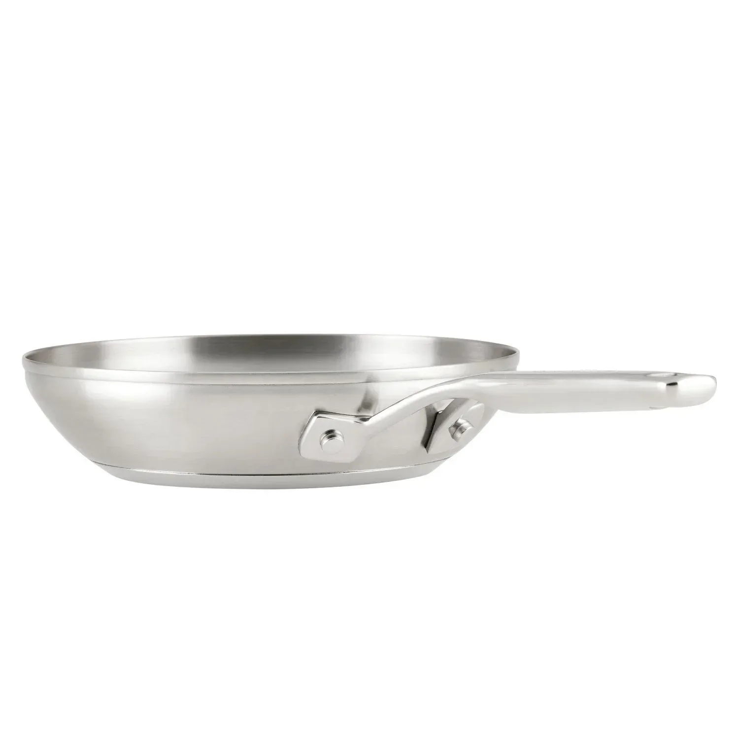 KitchenAid 3-Ply Base Stainless Steel Cookware Induction 2-Piece Fry Pans Set, Brushed Stainless Steel - Image 7
