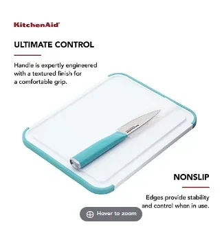 KitchenAid Classic 3.5" Paring Knife with Cutting Board - Image 2