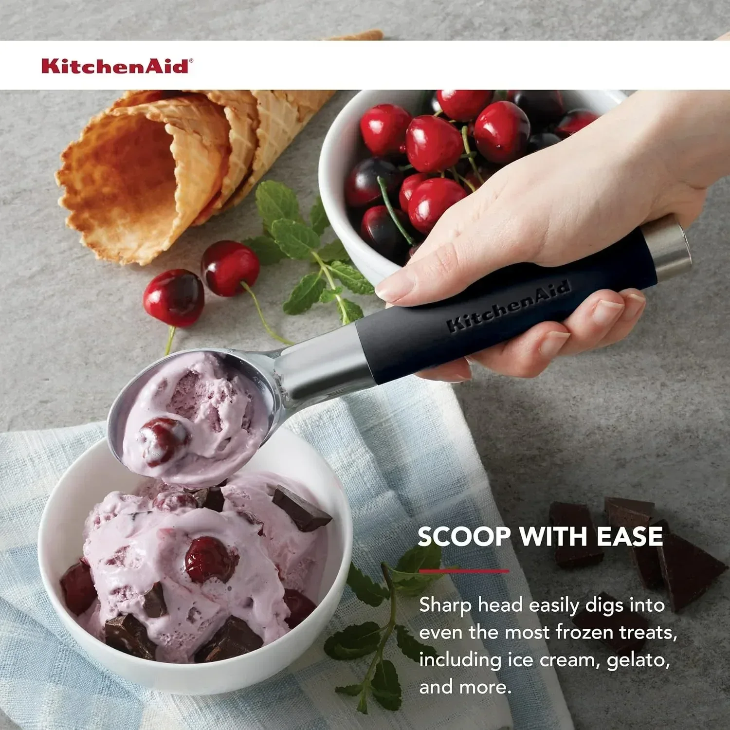 KitchenAid Gourmet Ice Cream Scoop - Image 10