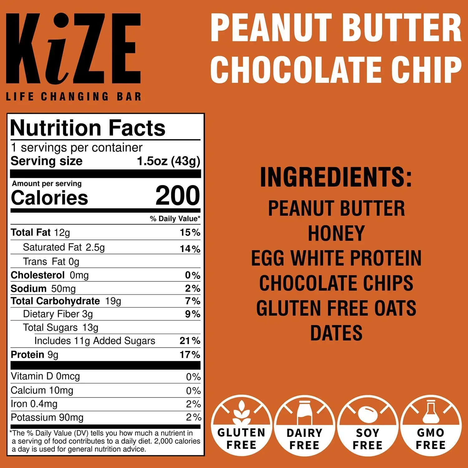 KiZE Life Changing Bar Variety Pack, 12 pk. - Image 2