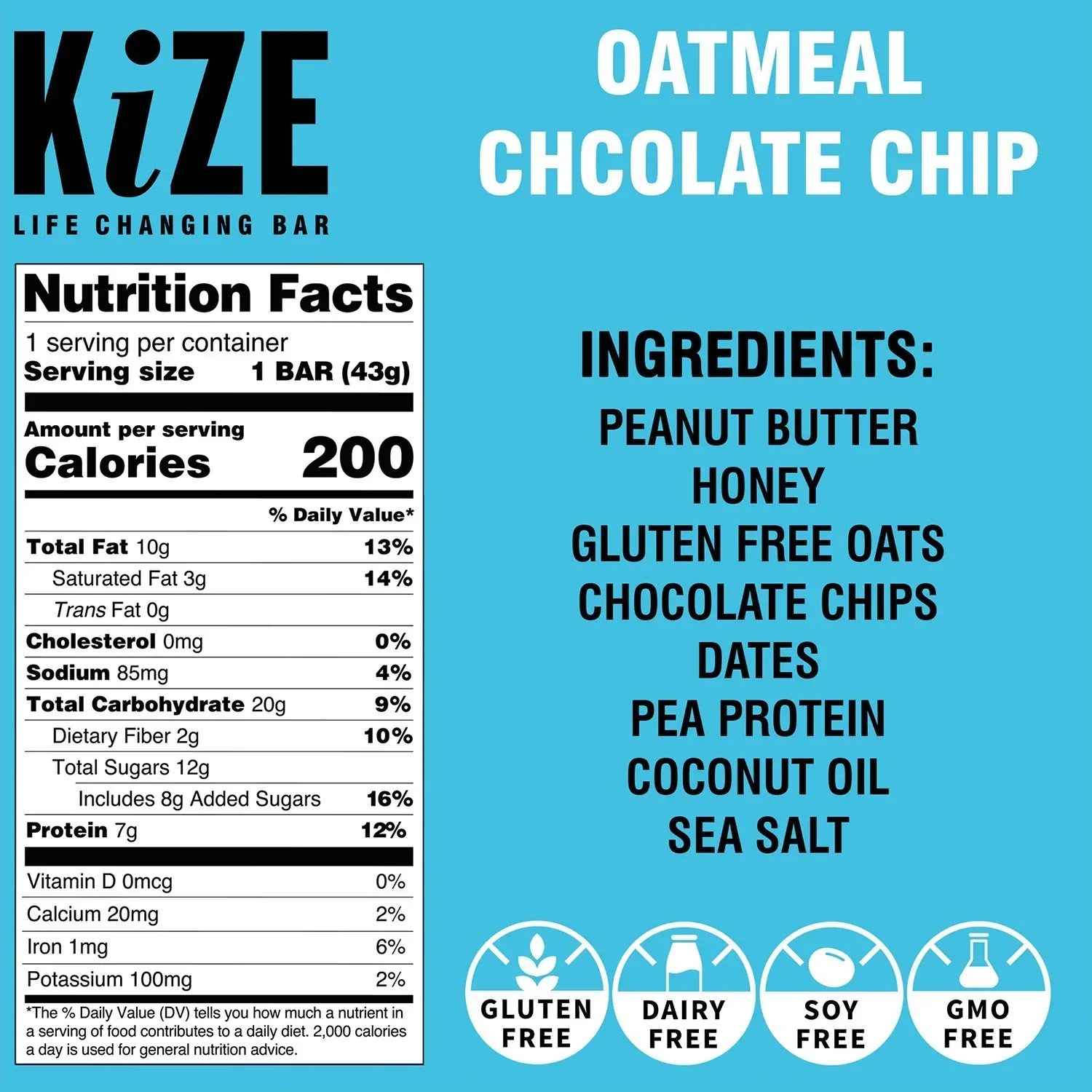 KiZE Life Changing Bar Variety Pack, 12 pk. - Image 3