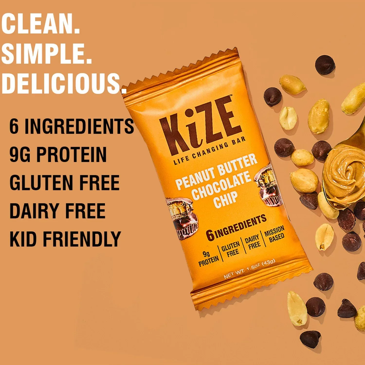 KiZE Life Changing Bar Variety Pack, 12 pk. - Image 4