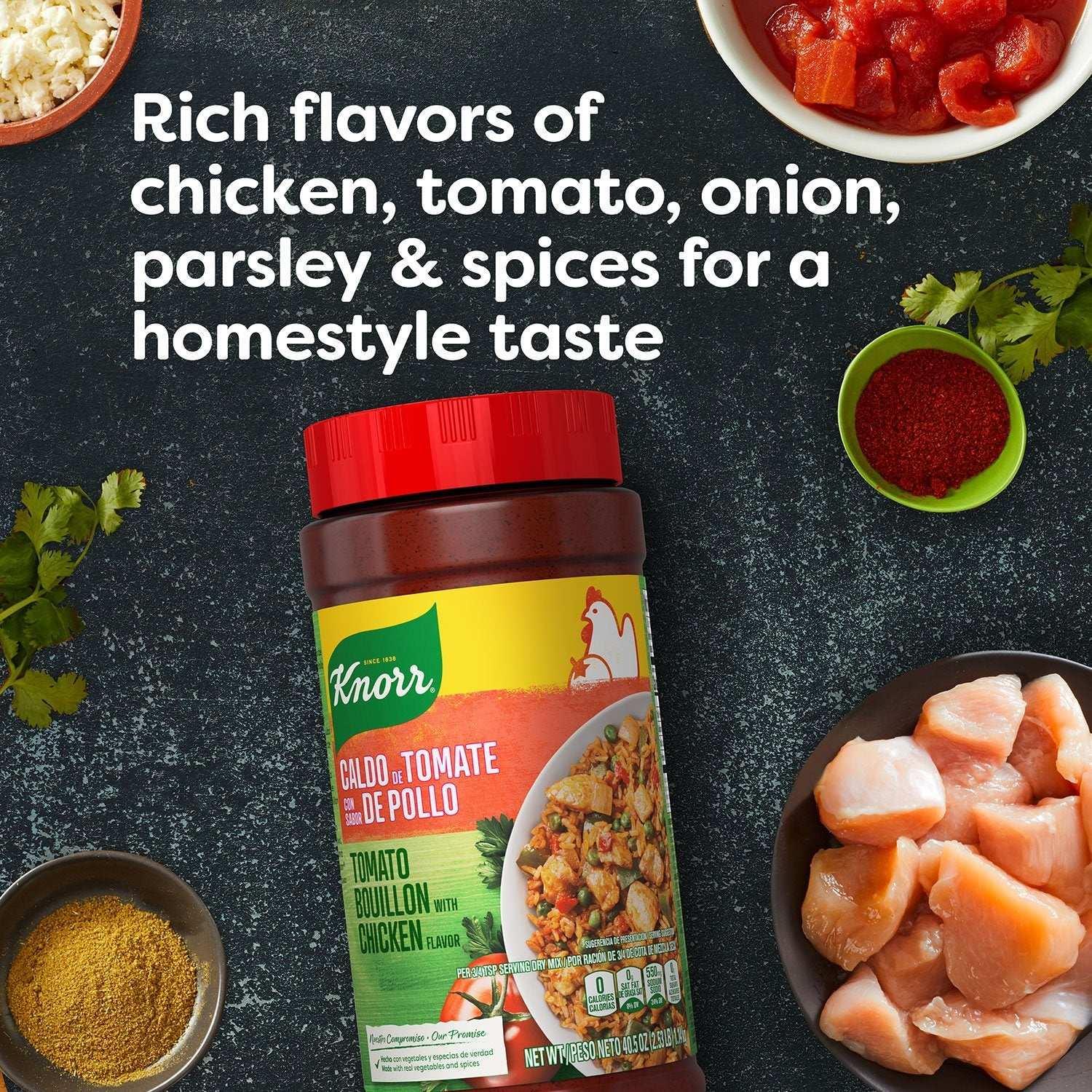 Knorr Granulated Tomato Chicken Bouillon, 40.5 oz. - Image 3