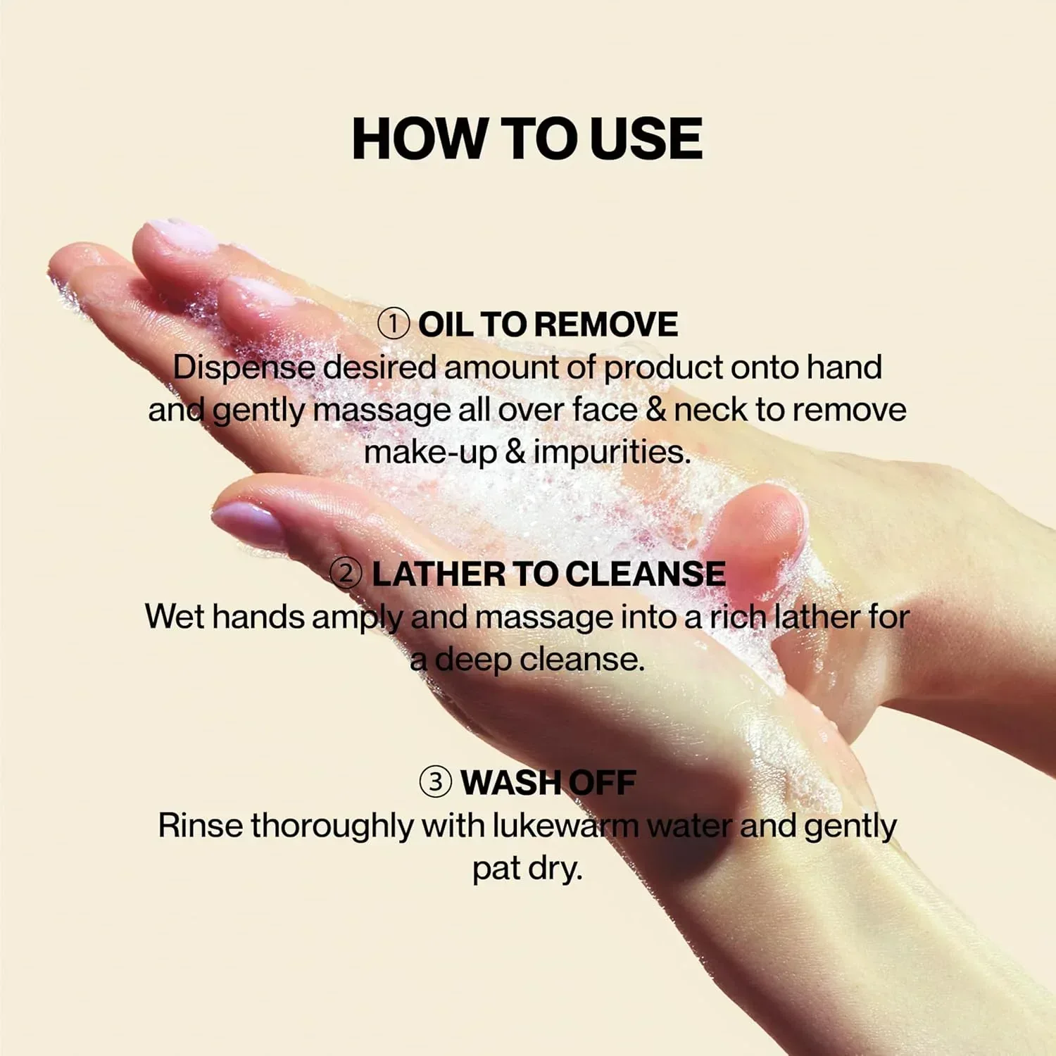 Knours Your Only 2-in-1, Oil-to-Foam Non-Stripping Facial Cleanser, 4.9 fl oz, 2-pack - Image 2