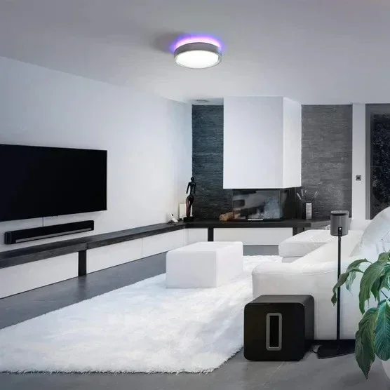 KODA 14" LED Ceiling Light with Mood Lighting and Motion Sensor - Image 3