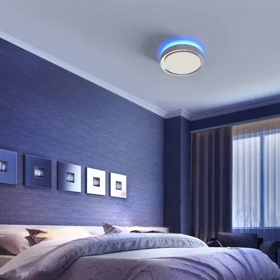 KODA 14" LED Ceiling Light with Mood Lighting and Motion Sensor - Image 6