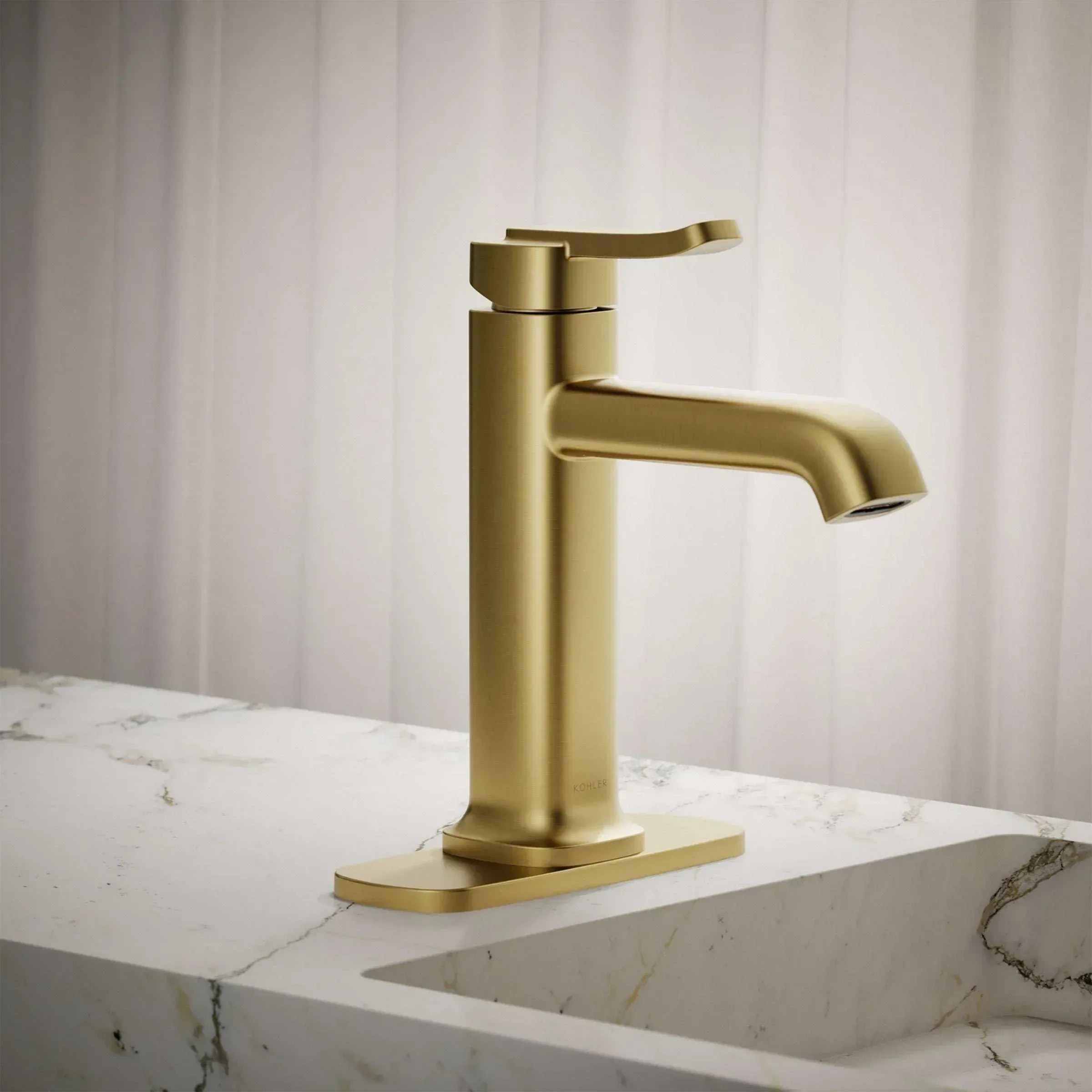 Kohler Cordate Single-handle Bathroom Faucet - Image 4