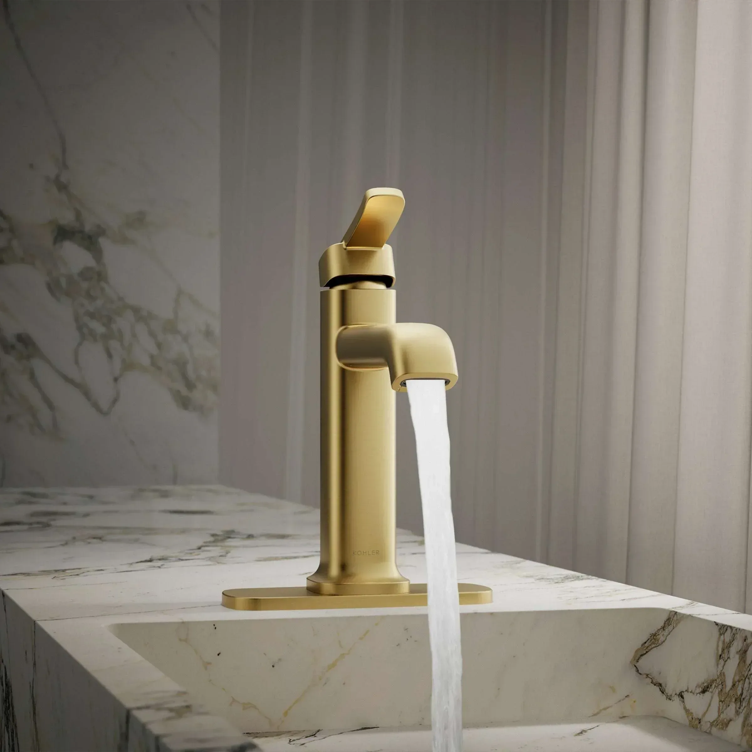 Kohler Cordate Single-handle Bathroom Faucet - Image 5