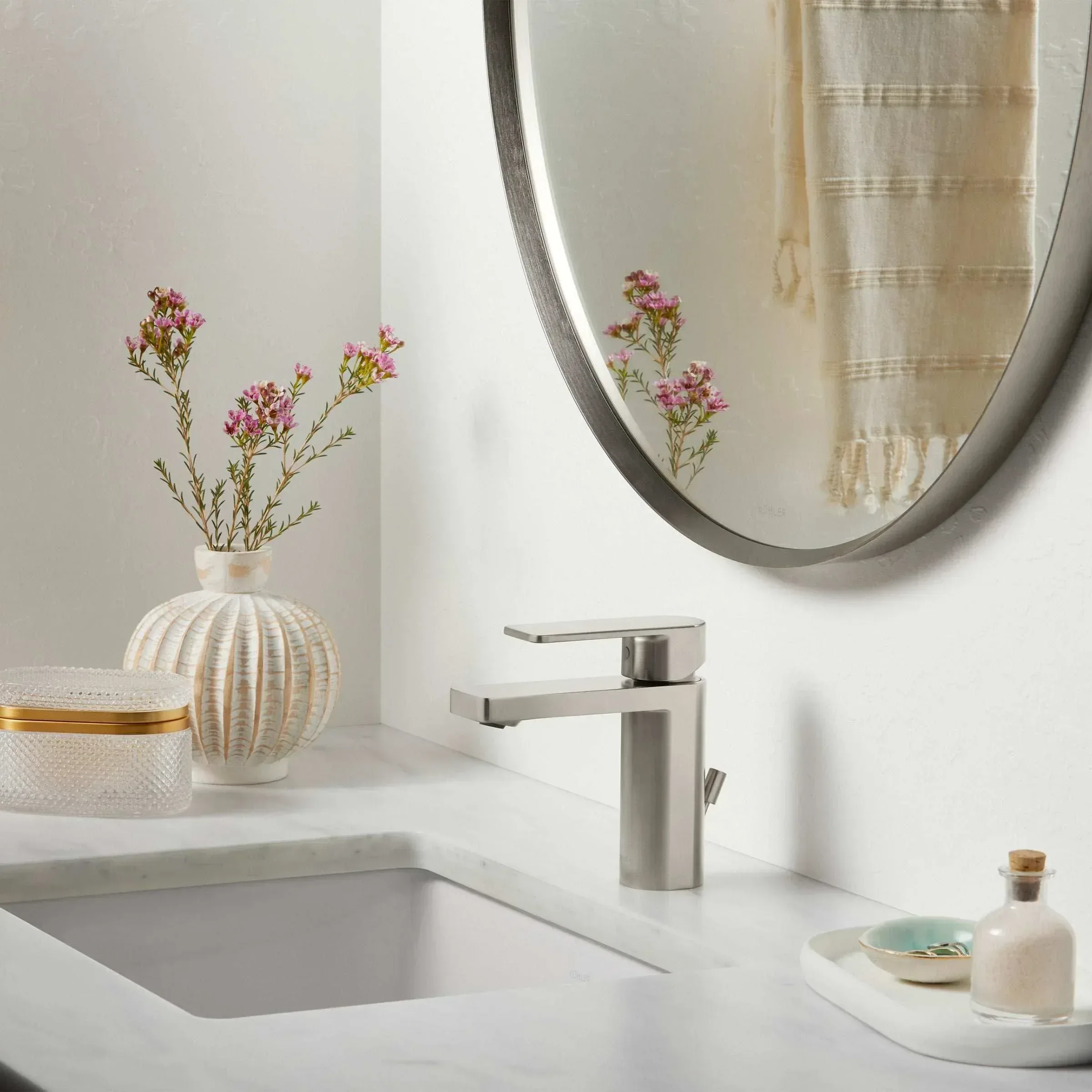 Kohler Orime 28" Round Framed Mirror - Image 2