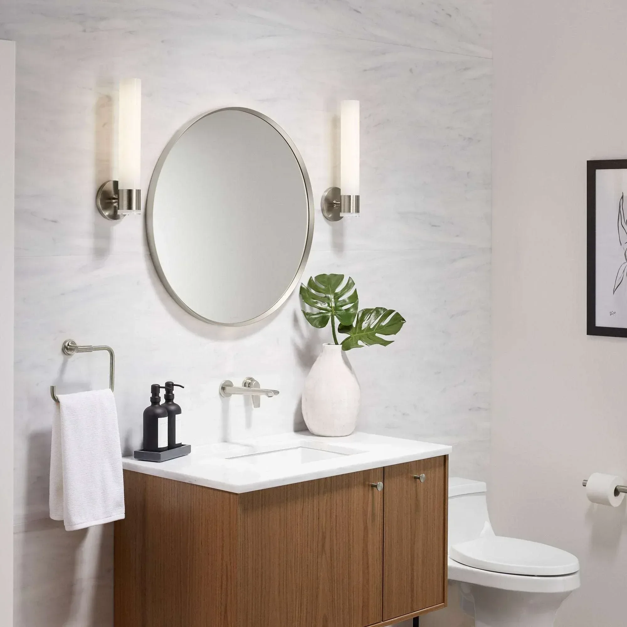 Kohler Orime 28" Round Framed Mirror - Image 4