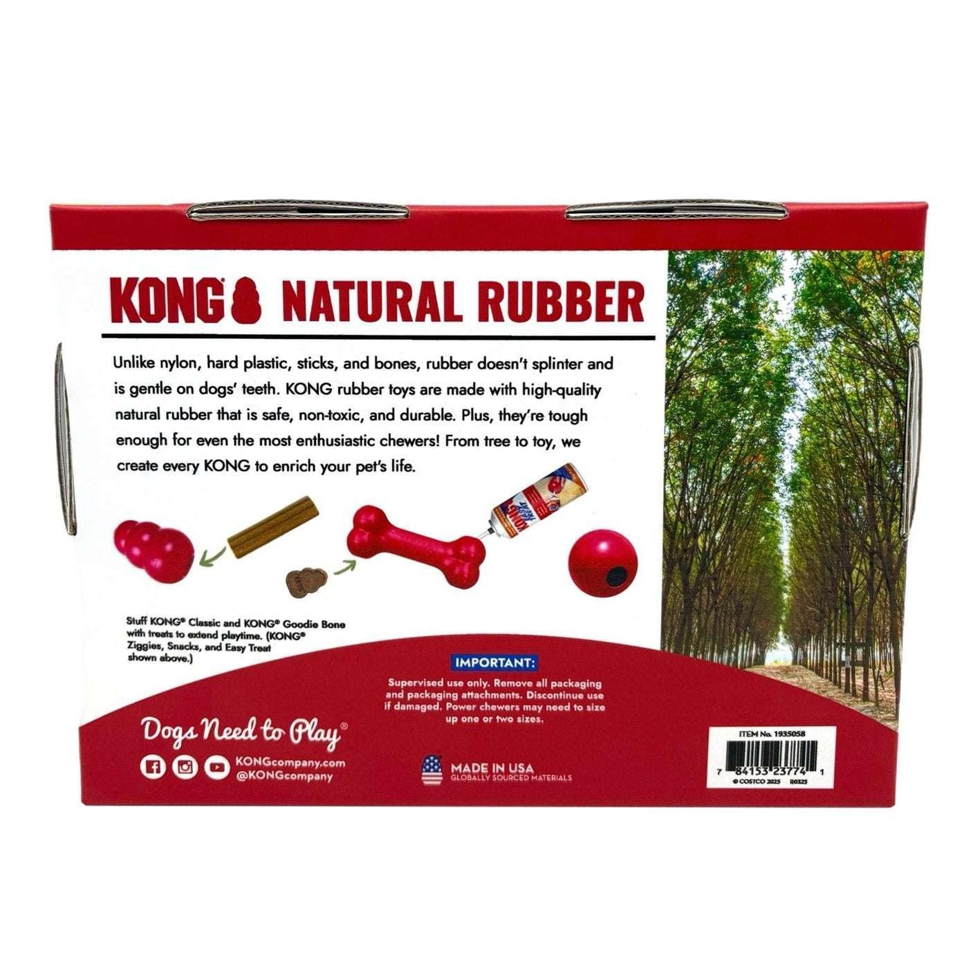 KONG Classic Dog Toys, 3-count - Image 2