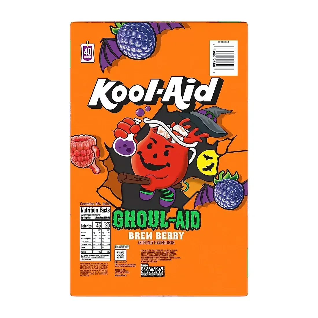 Kool-Aid Ghoul-Aid Jammers Scary Berry, 40 ct - Image 2