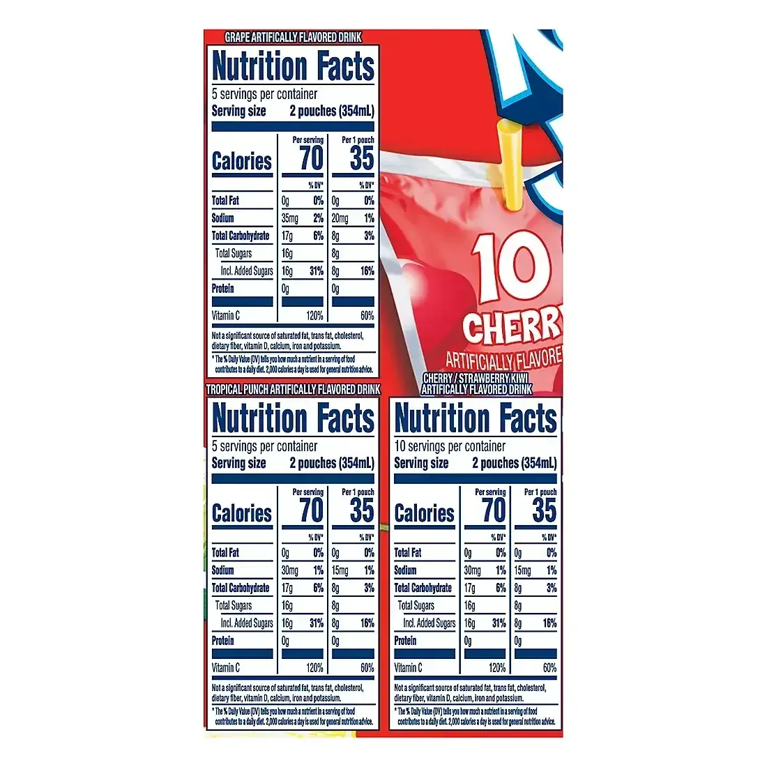Kool-Aid Jammers Soft Drink Variety Pack, 40 pk./6 fl. oz. - Image 5