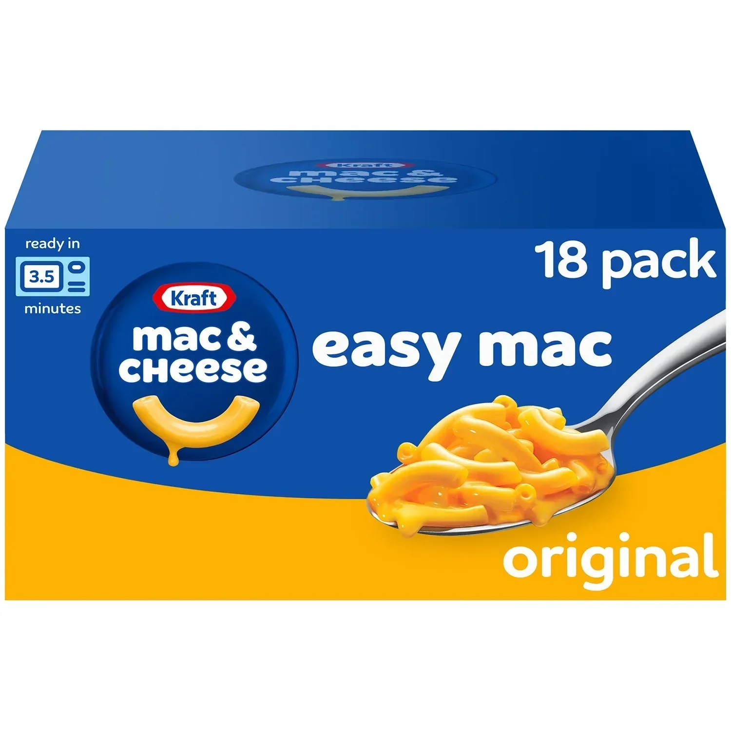 Kraft Easy Mac Original Flavor Single-Serve Pouches 18 pk. - Image 10