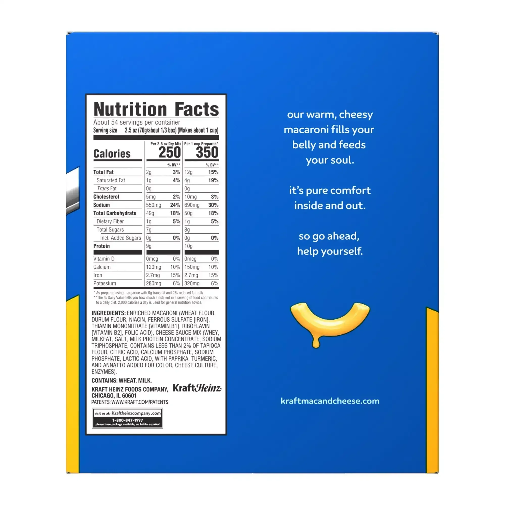 Kraft Original Mac & Cheese Macaroni and Cheese Dinner, 18 ct./7.25 oz. - Image 2