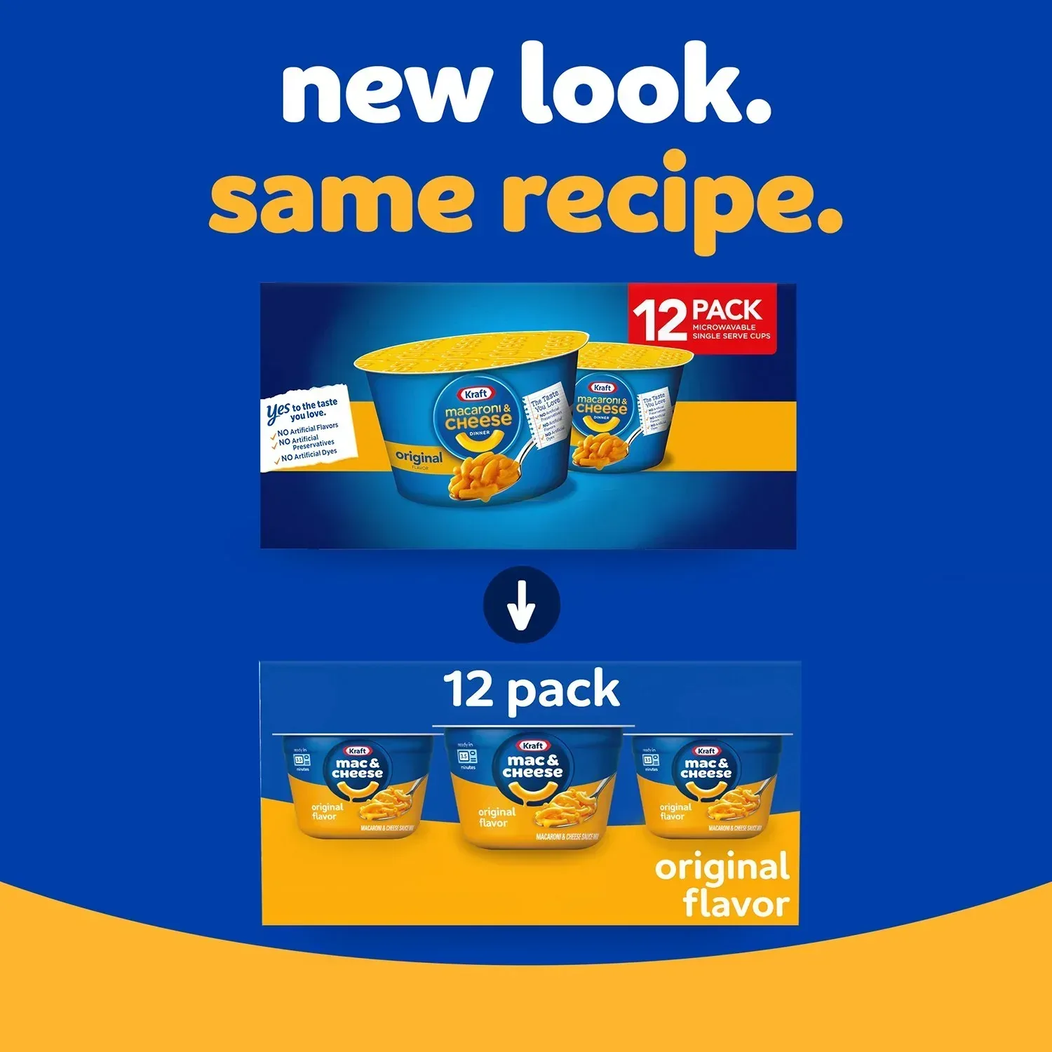Kraft Original Macaroni and Cheese Easy Microwavable Dinner, 2.05 oz., 12 pk. - Image 4