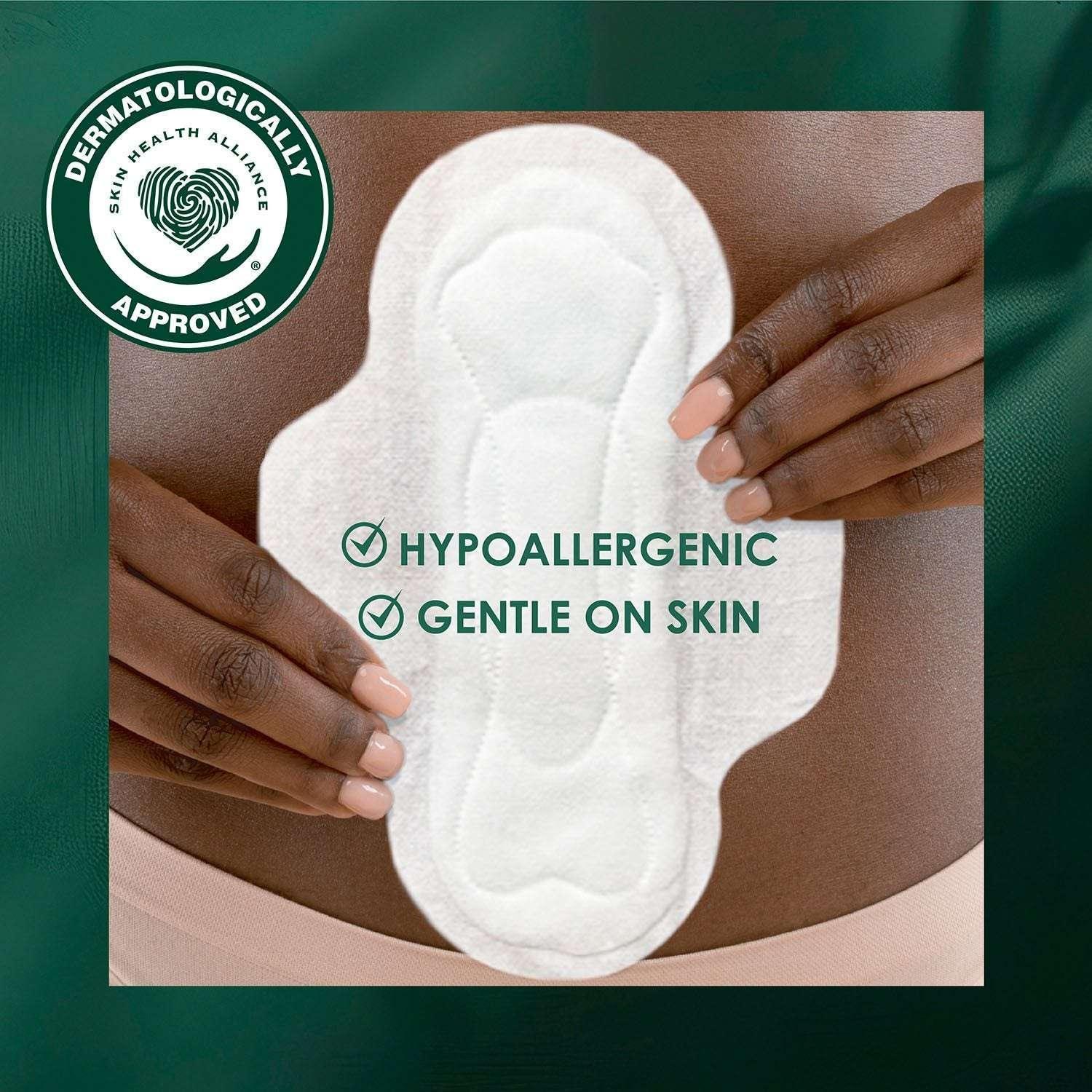 L. Ultra Thin Organic Cotton Regular Pads with Wings, 112 ct. - Image 5