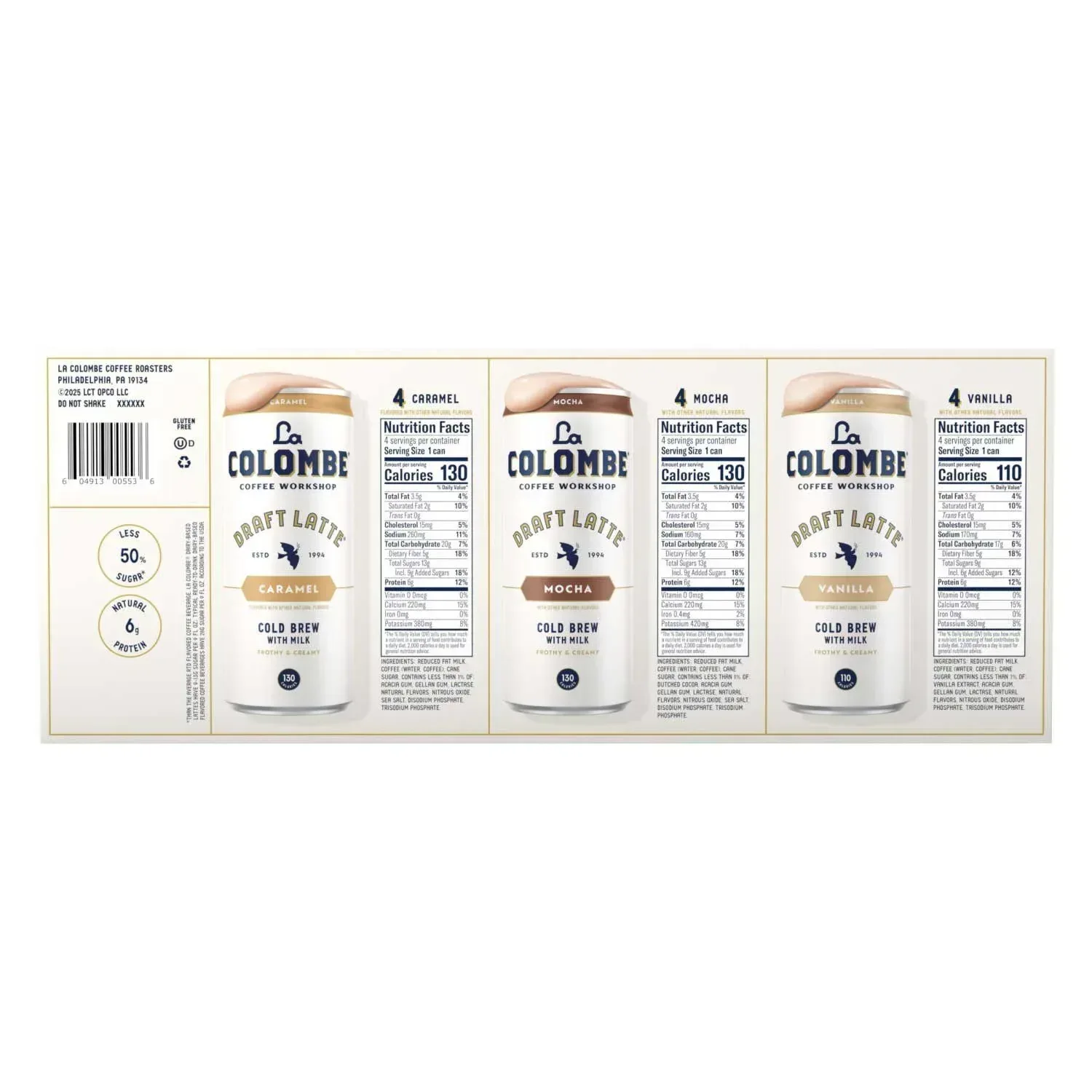 La Colombe Coffee Draft Latte Variety Pack, 9 fl. oz., 12 pk. - Image 10