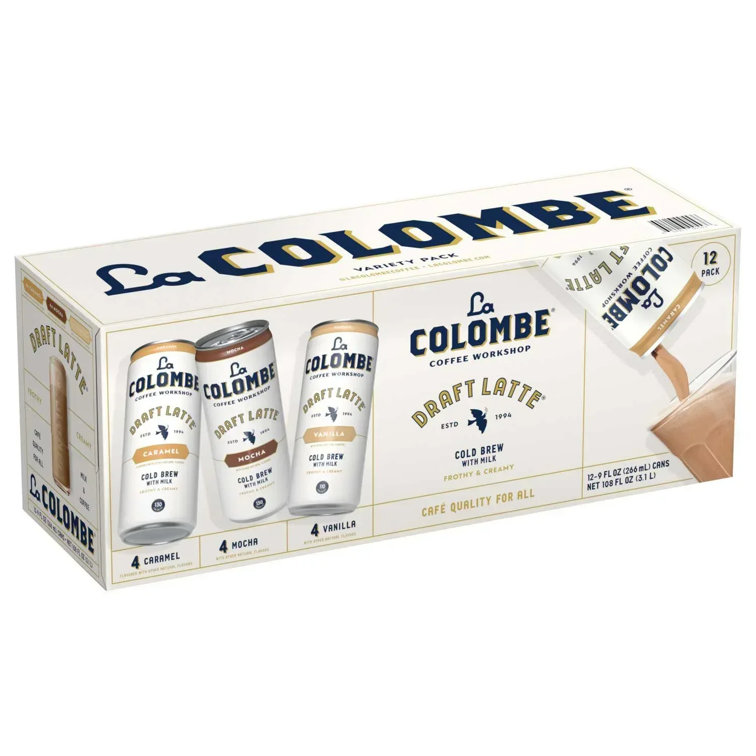 La Colombe Coffee Draft Latte Variety Pack, 9 fl. oz., 12 pk. - Image 8