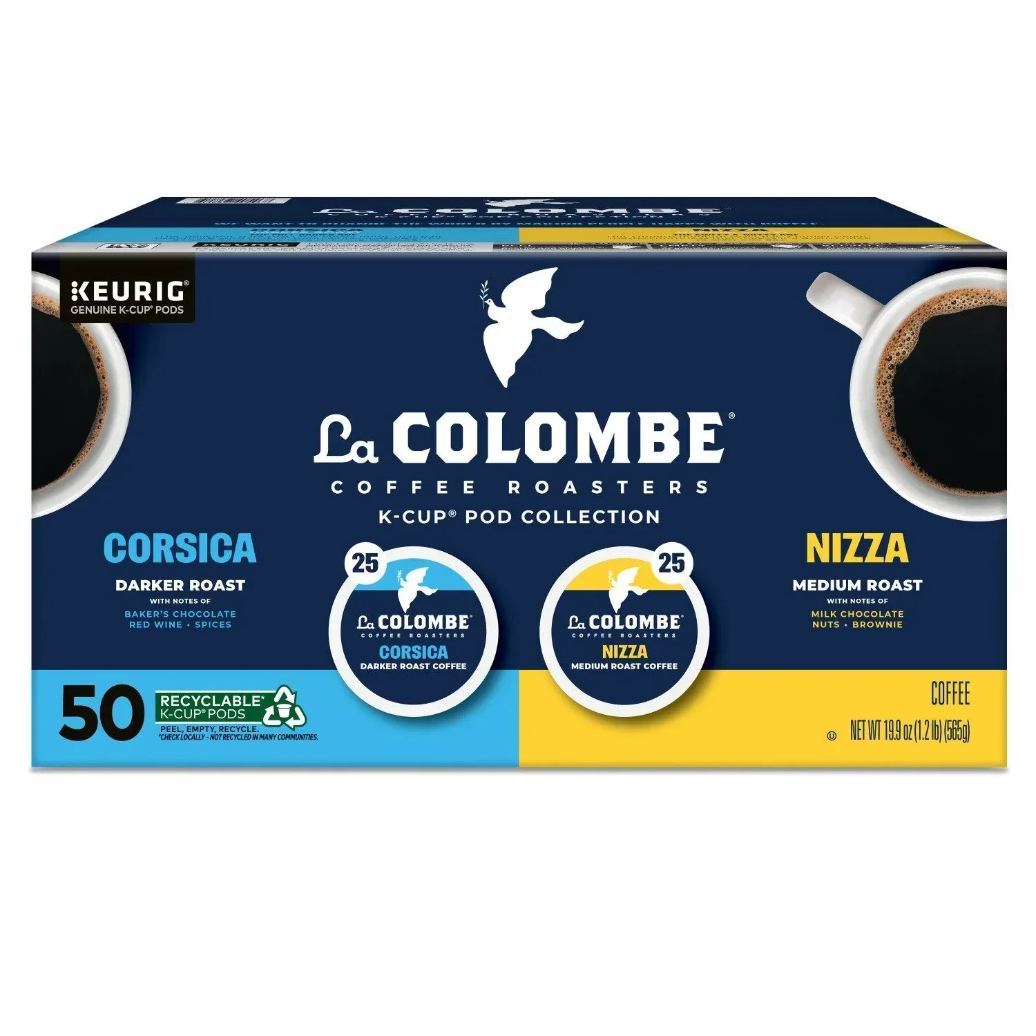 La Colombe Coffee Roasters Medium-Dark Roast Coffee Pods, Variety Pack, 50 ct. - Image 2