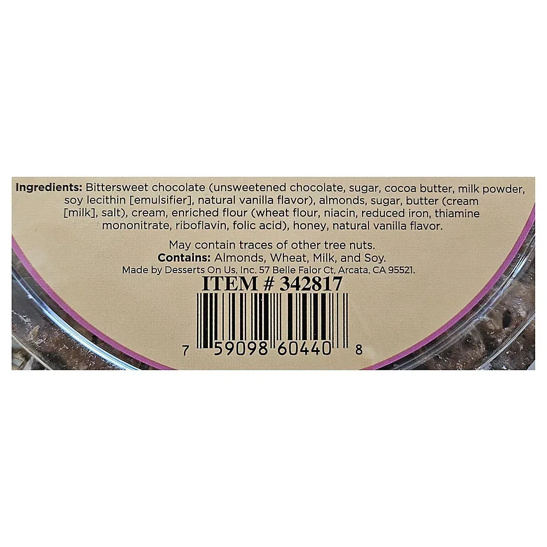 Laceys Almond & Dark Chocolate Cookies, 25 oz. - Image 3