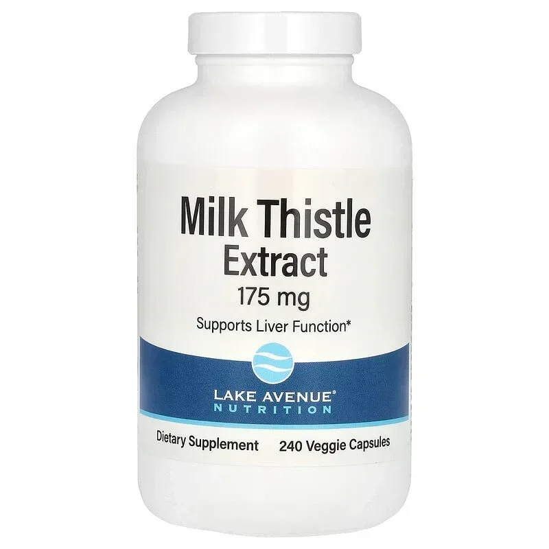 Lake Avenue Nutrition, Milk Thistle Extract, 175 mg, 90 Veggie Capsules - Image 6