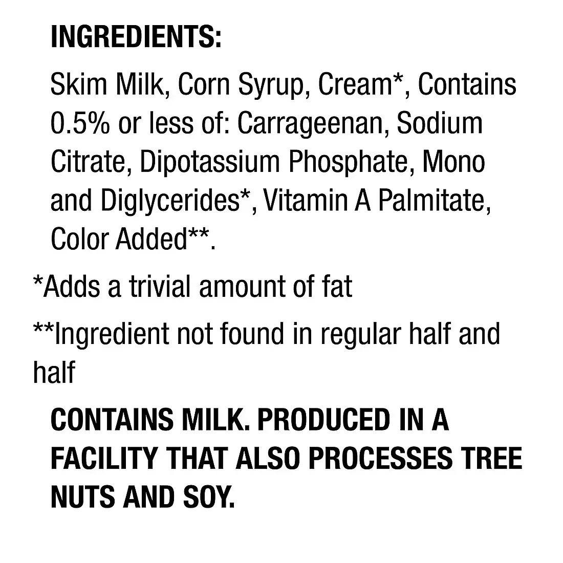 Land O'Lakes Fat-Free Half And Half Creamer, 32 oz. - Image 2