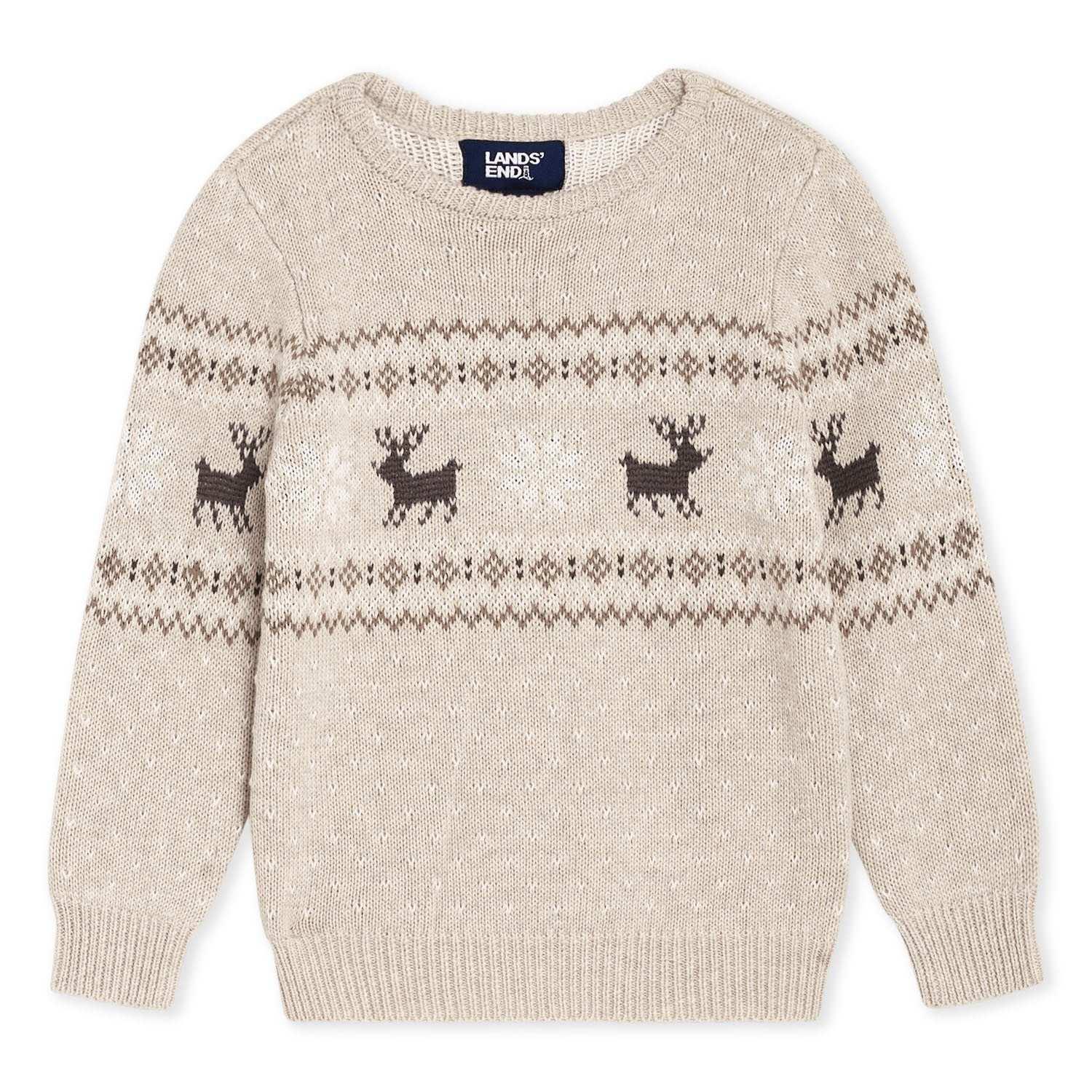Lands' End Boys Holiday Sweater - Image 10