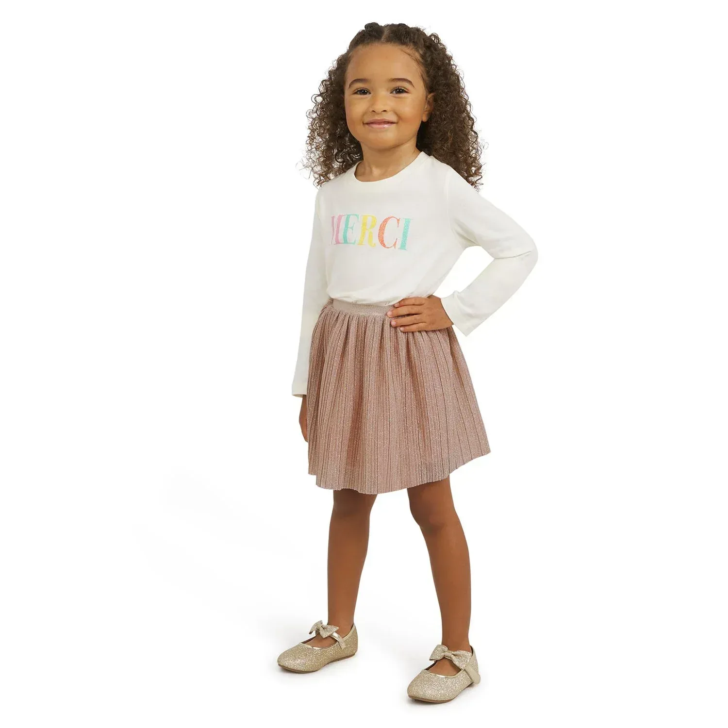 Lands' End Toddler Girls Holiday Skirt - Image 2
