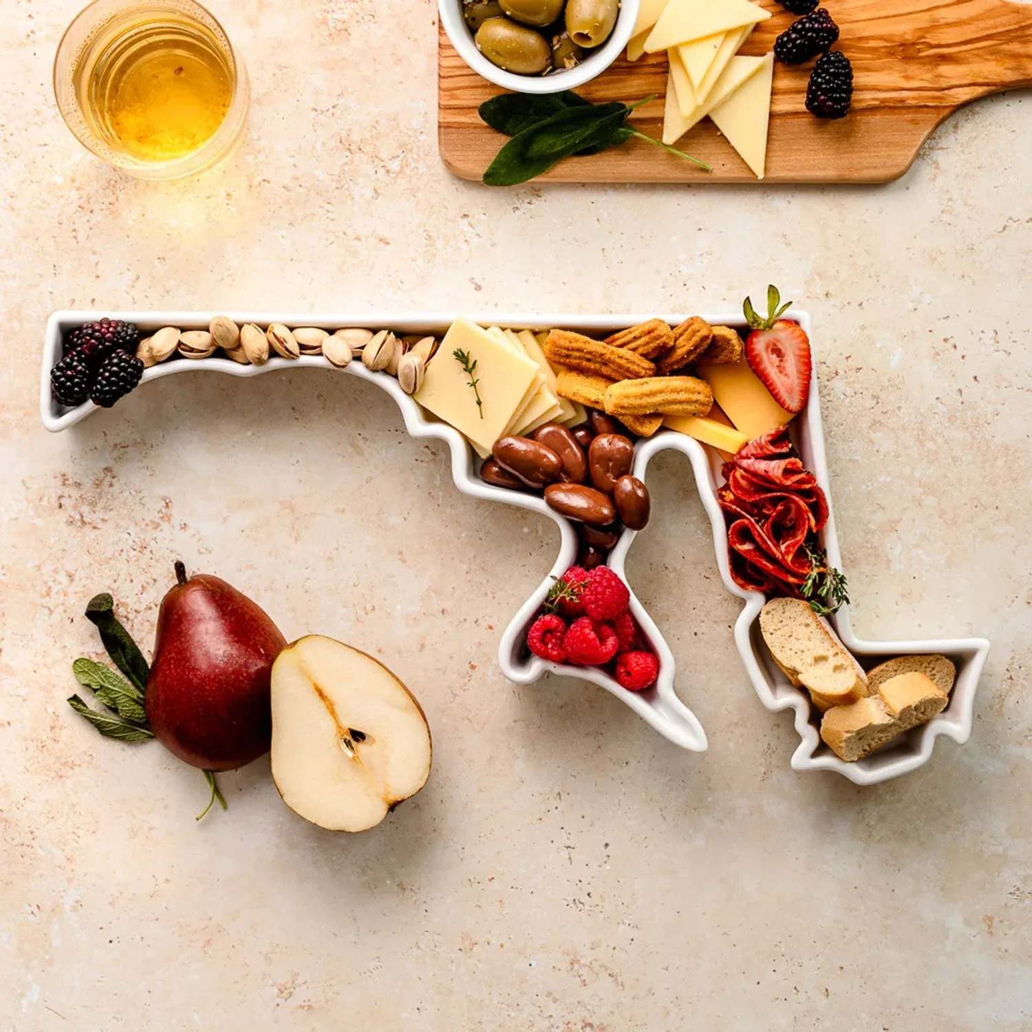 Lark Porcelain State-Shaped Bake & Serve Dish, Choose State - Image 20