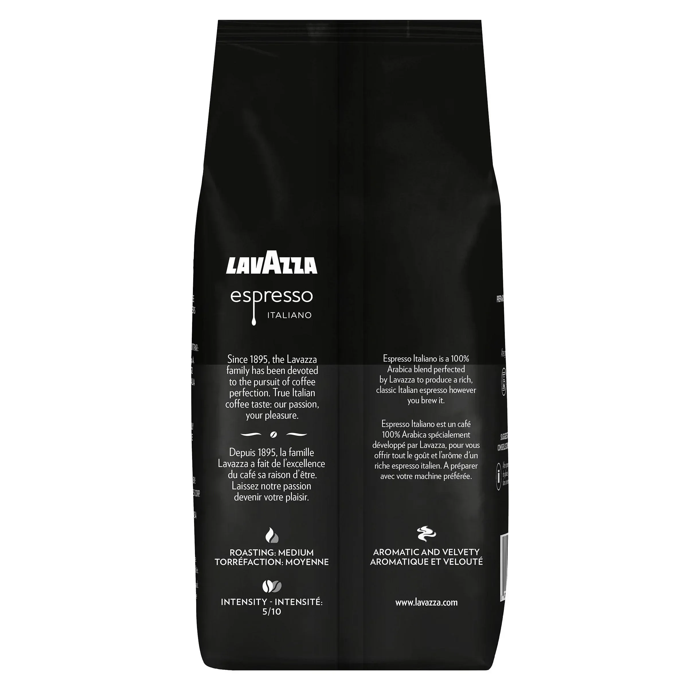 Lavazza Caffé Espresso 100% Premium Arabica Coffee, Whole Bean, 2.2 lbs - Image 4