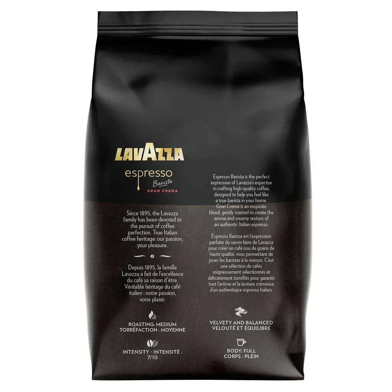Lavazza Espresso Gran Crema Whole Bean Coffee, Medium, 2.2 lbs - Image 4